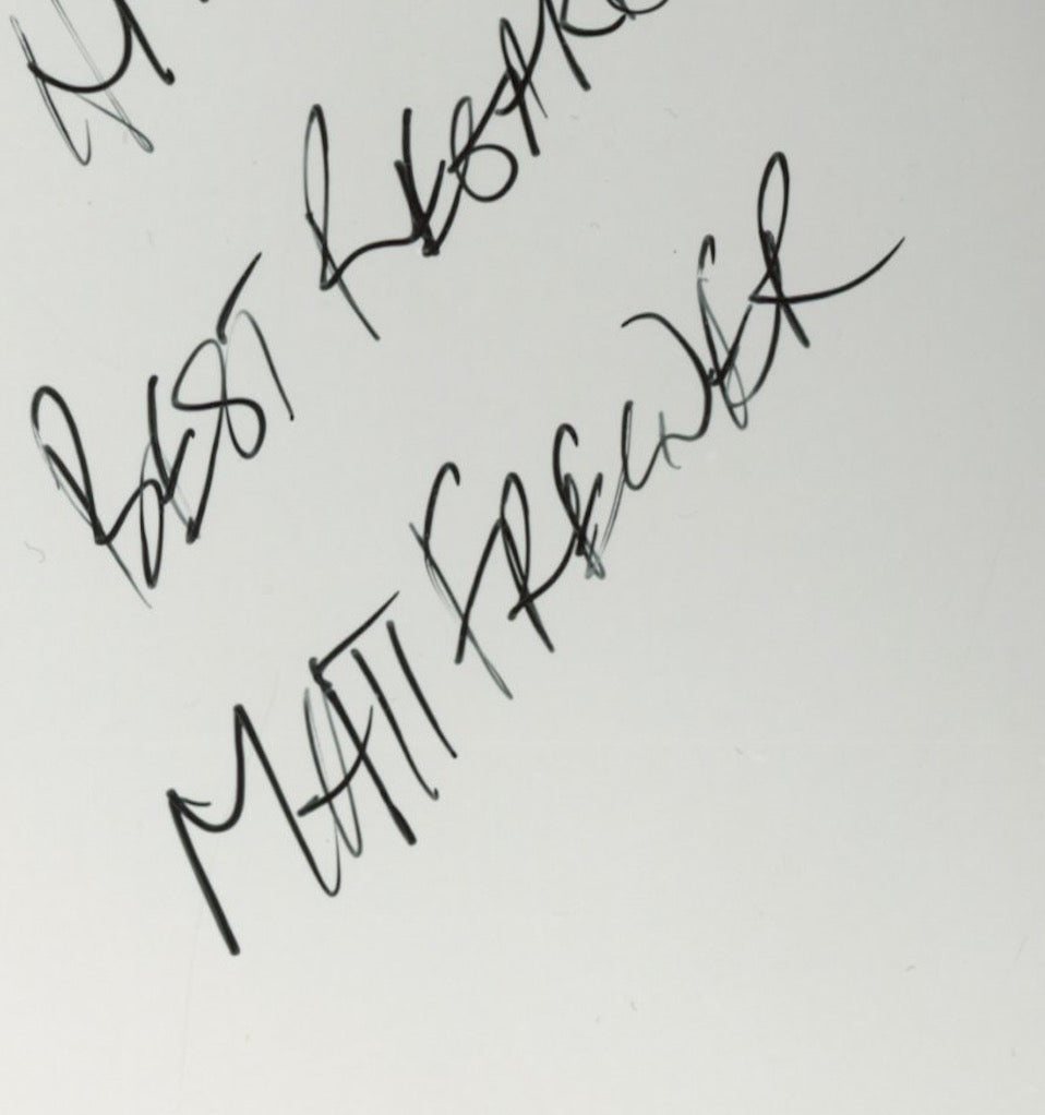 Matt Frewer Max Headroom Autographed Signed 8x10 Photo AMCo COA
