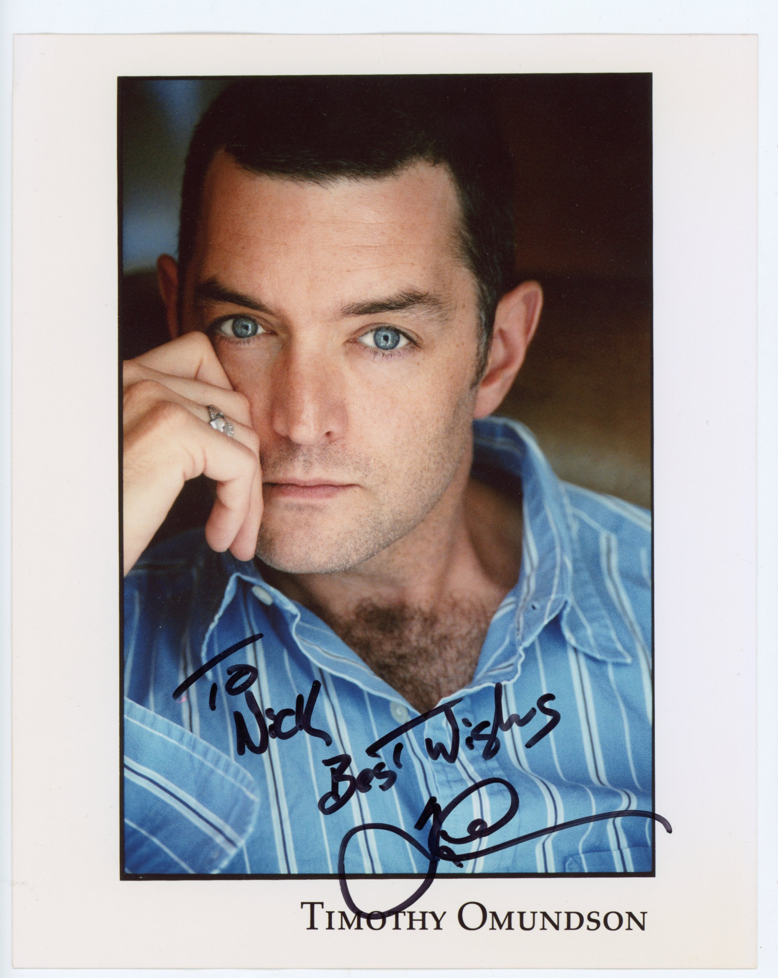 Timothy Omundson Xena Warrior Princess Autographed Signed 8x10 Photo AMCo COA