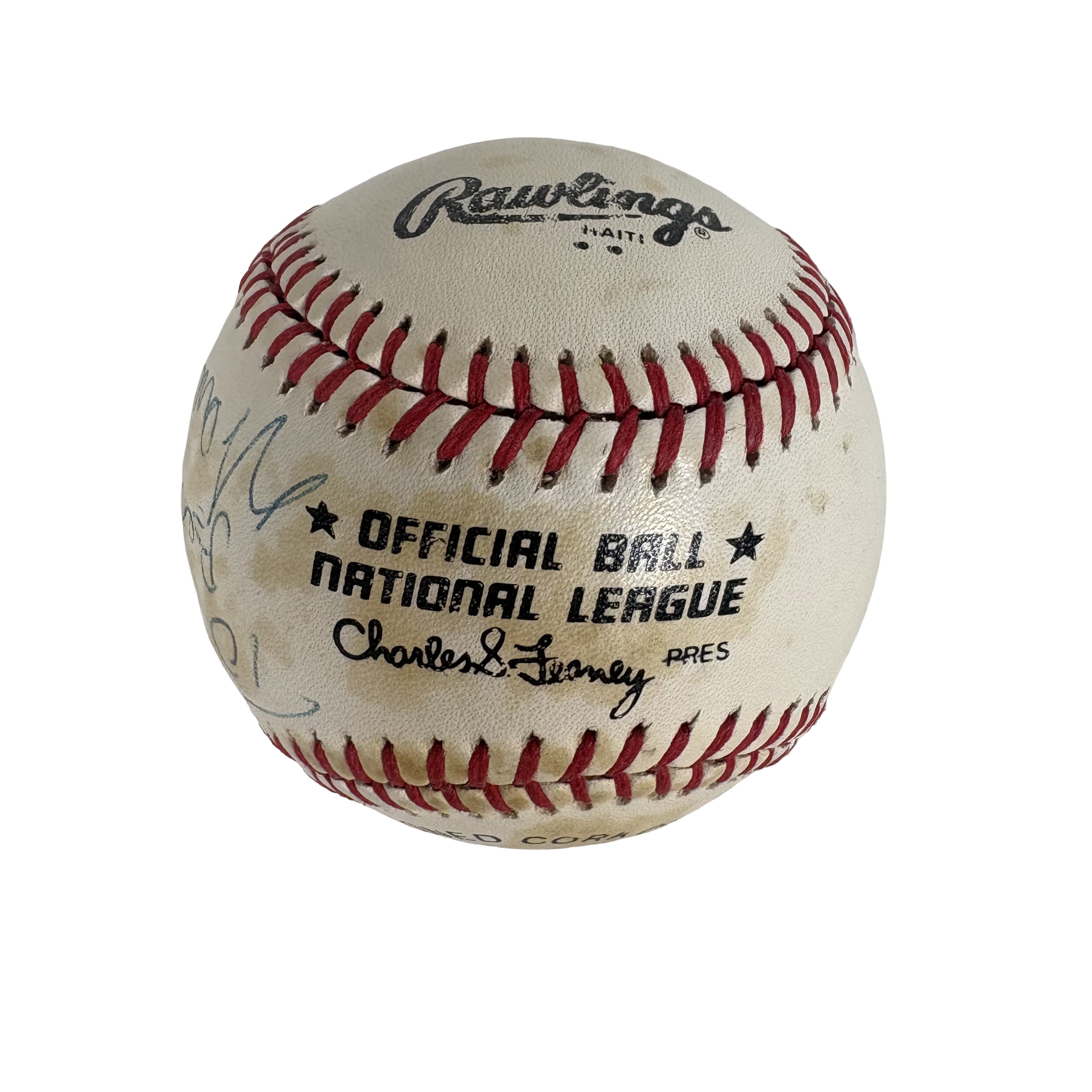 Warren Spahn Milwaukee Braves Autographed Signed Baseball AMCo COA