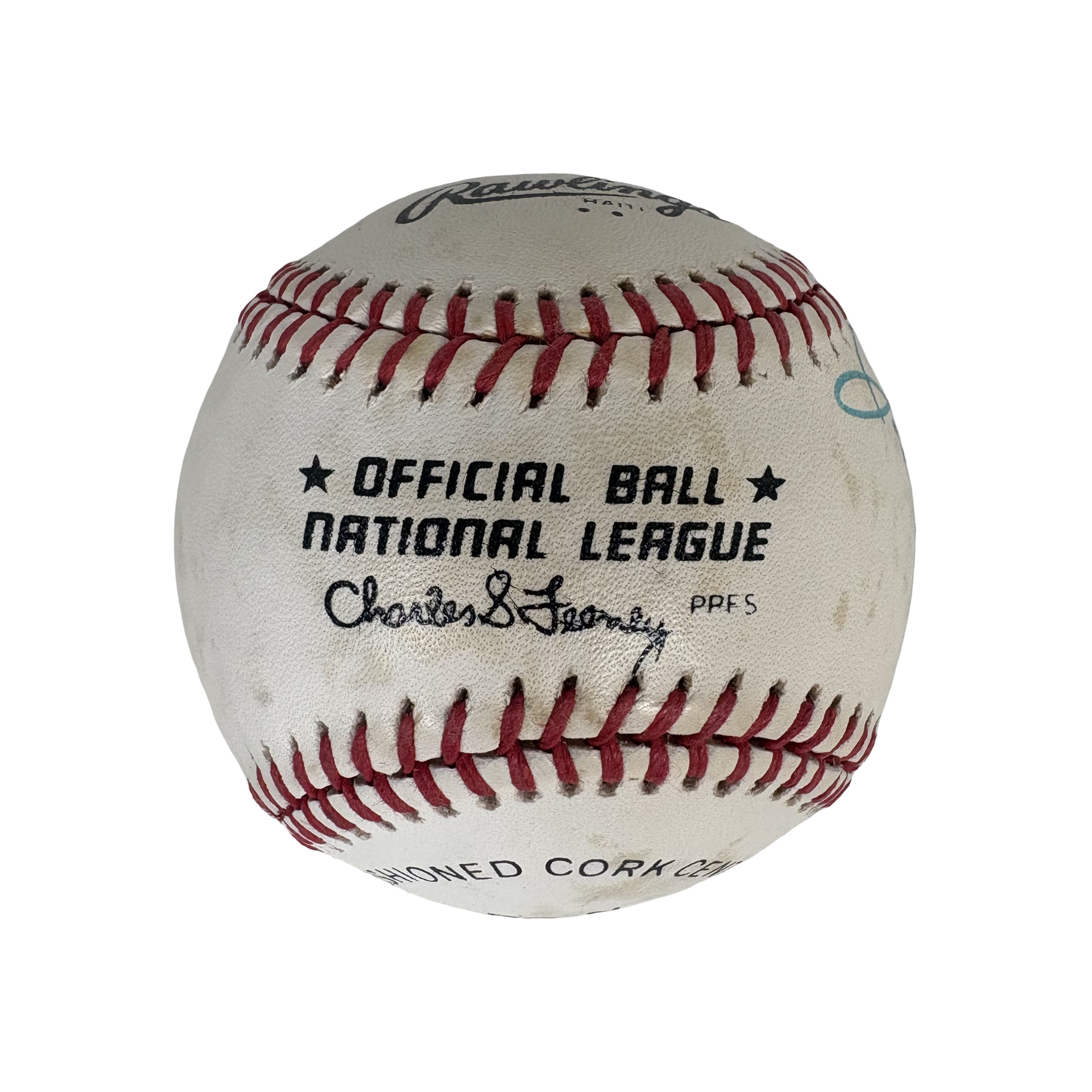 Joe DiMaggio New York Yankees Autographed Signed Baseball AMCo COA