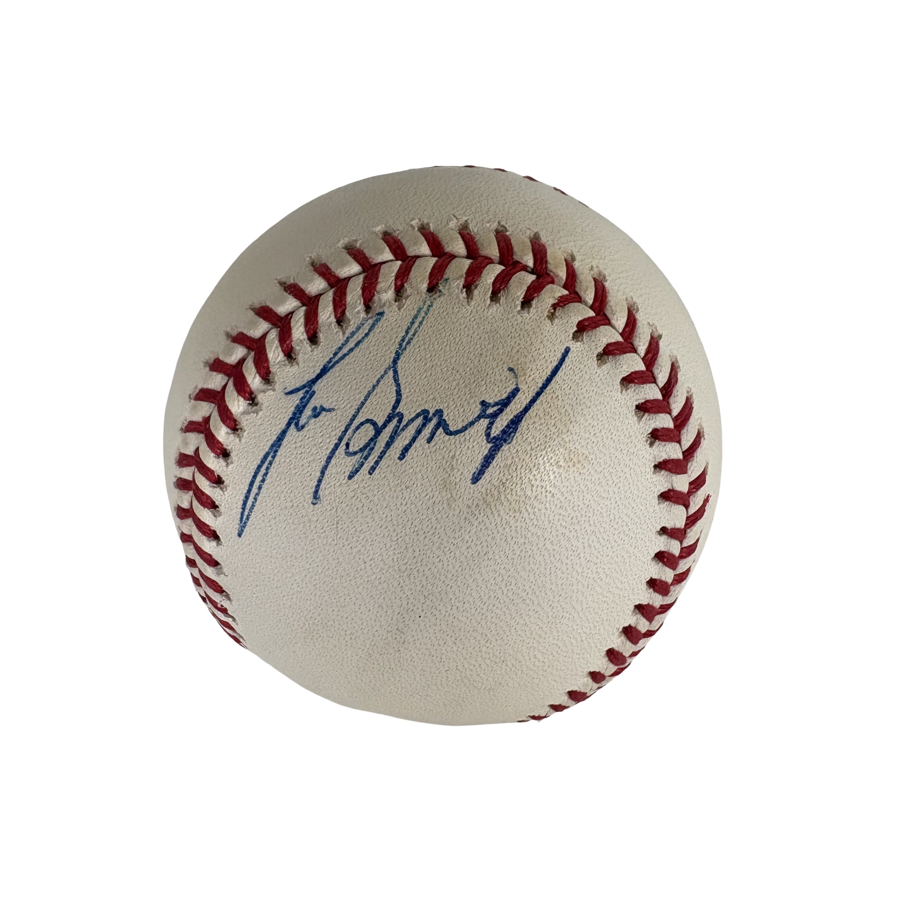 Lee Smith Chicago Cubs Autographed Signed Baseball PSA Holo