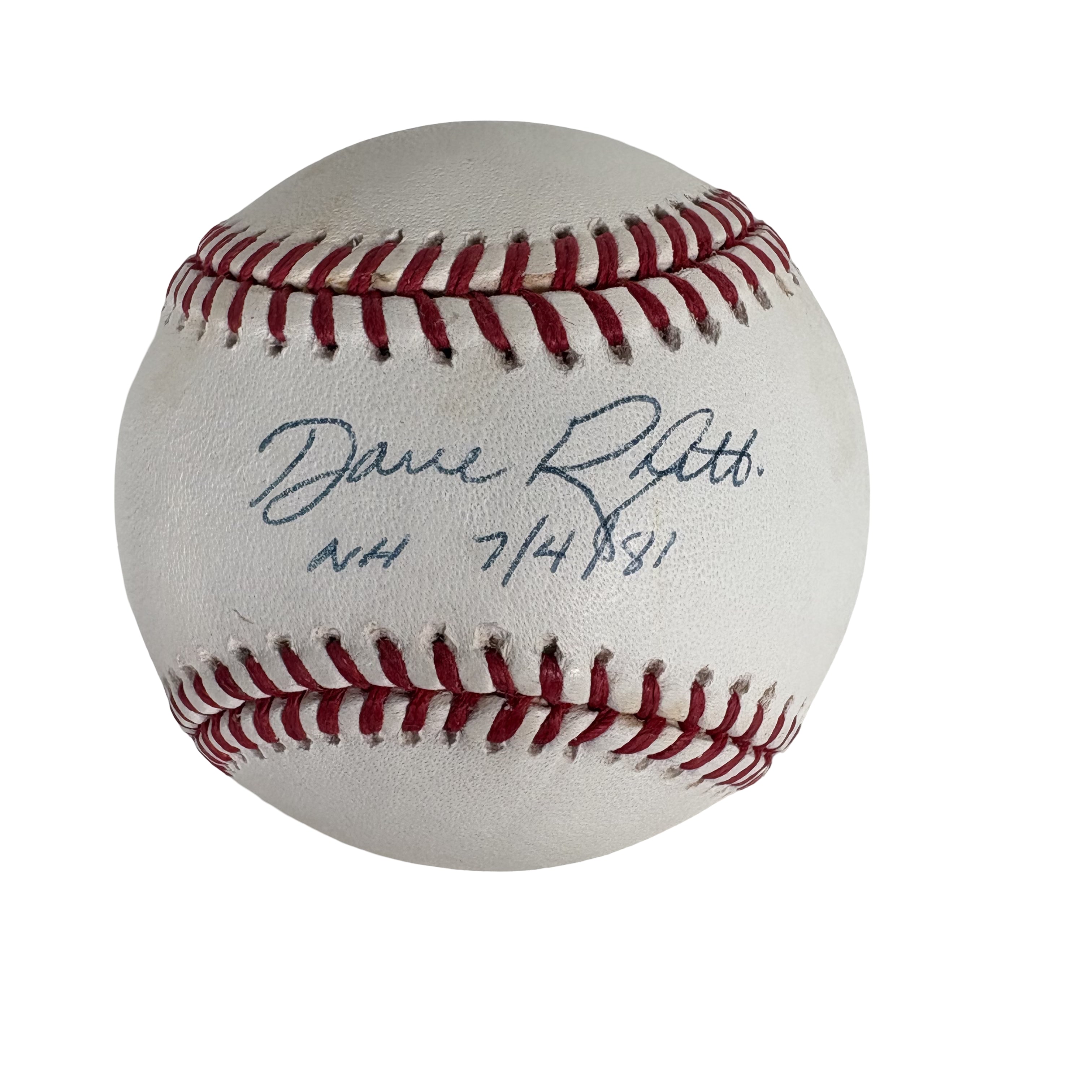 Dave Righetti New York Yankees Autographed Signed Baseball AMCo COA