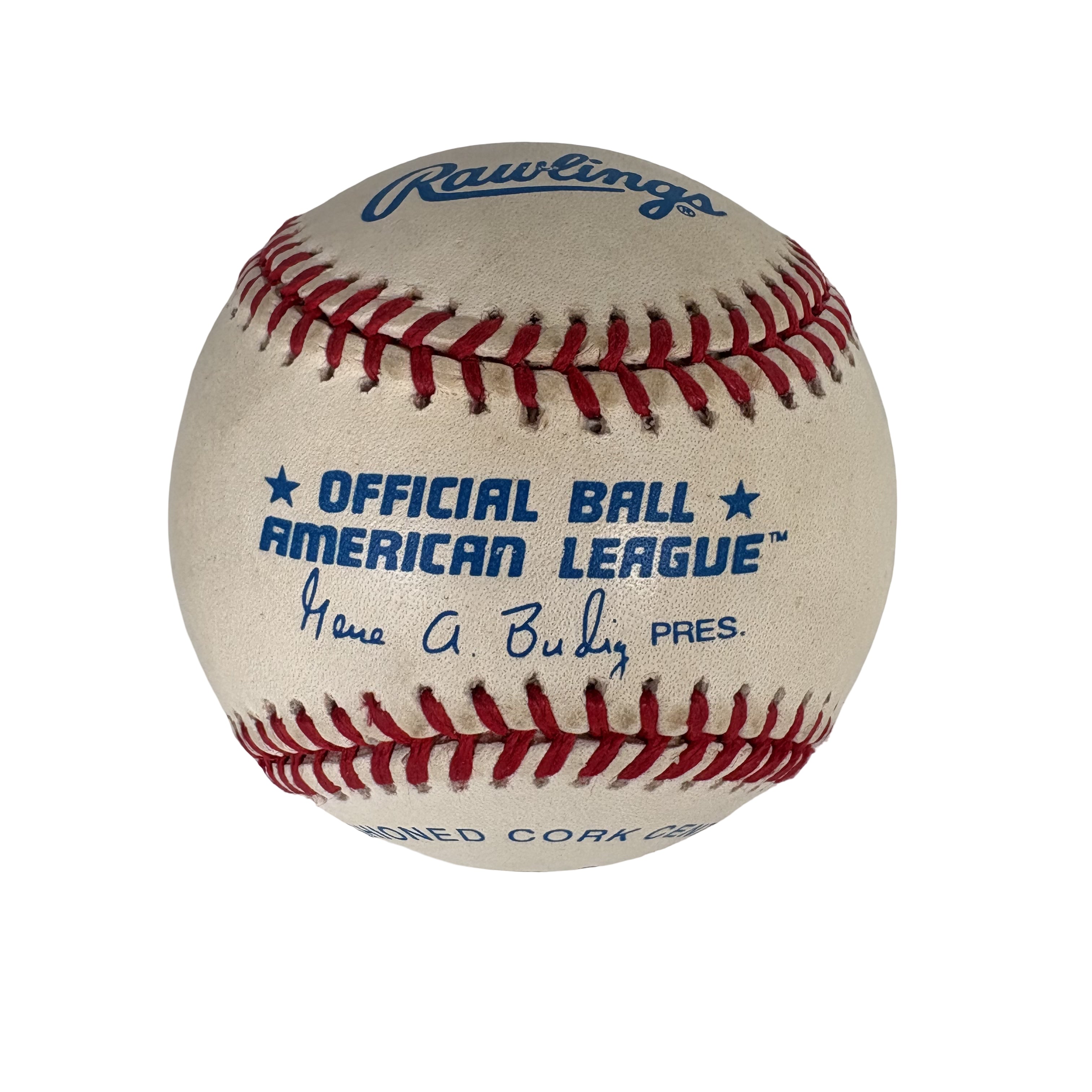Elliott Maddox New York Yankees Mets Autographed Signed Baseball AMCo COA