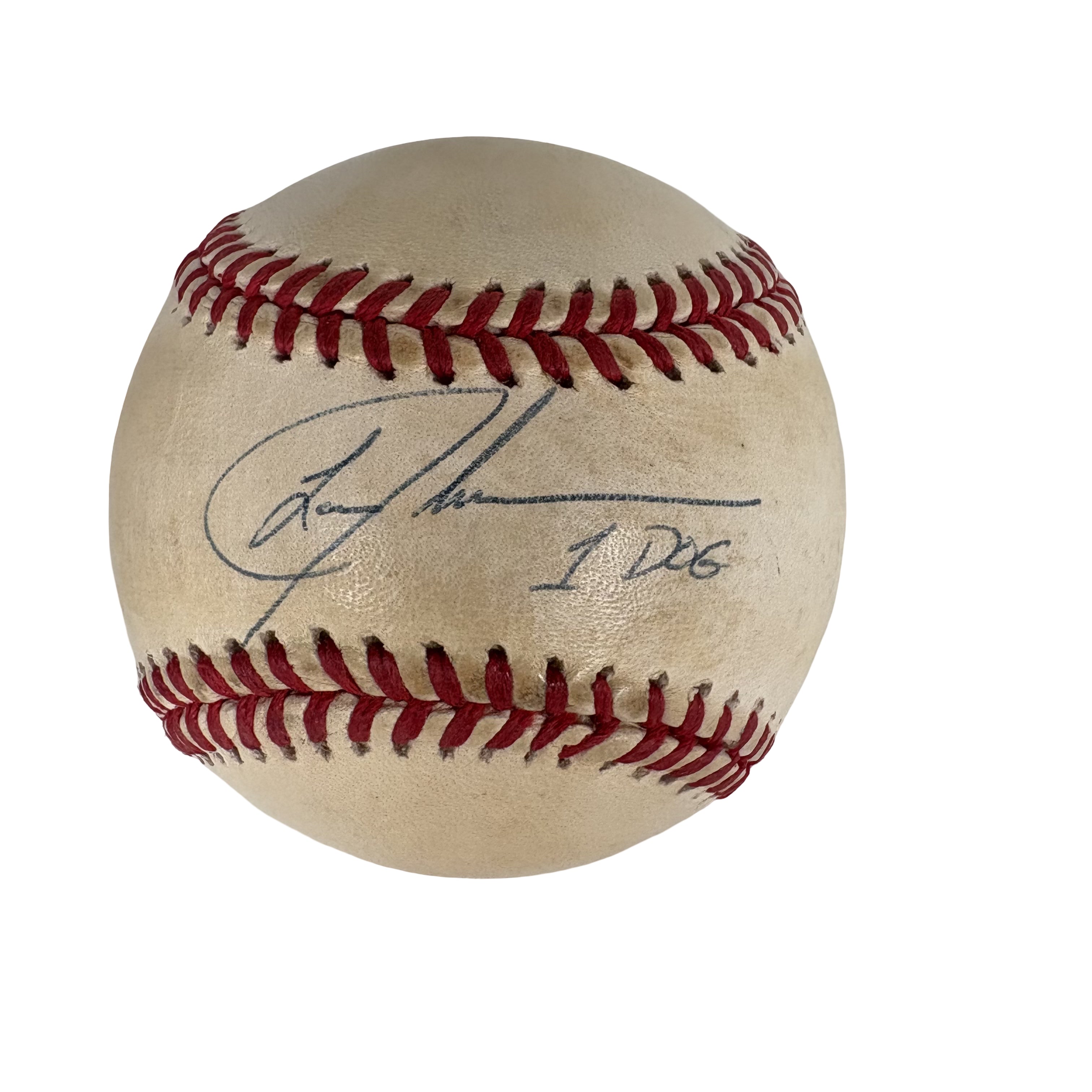 Lance Johnson Chicago White Sox Autographed Signed Baseball AMCo COA