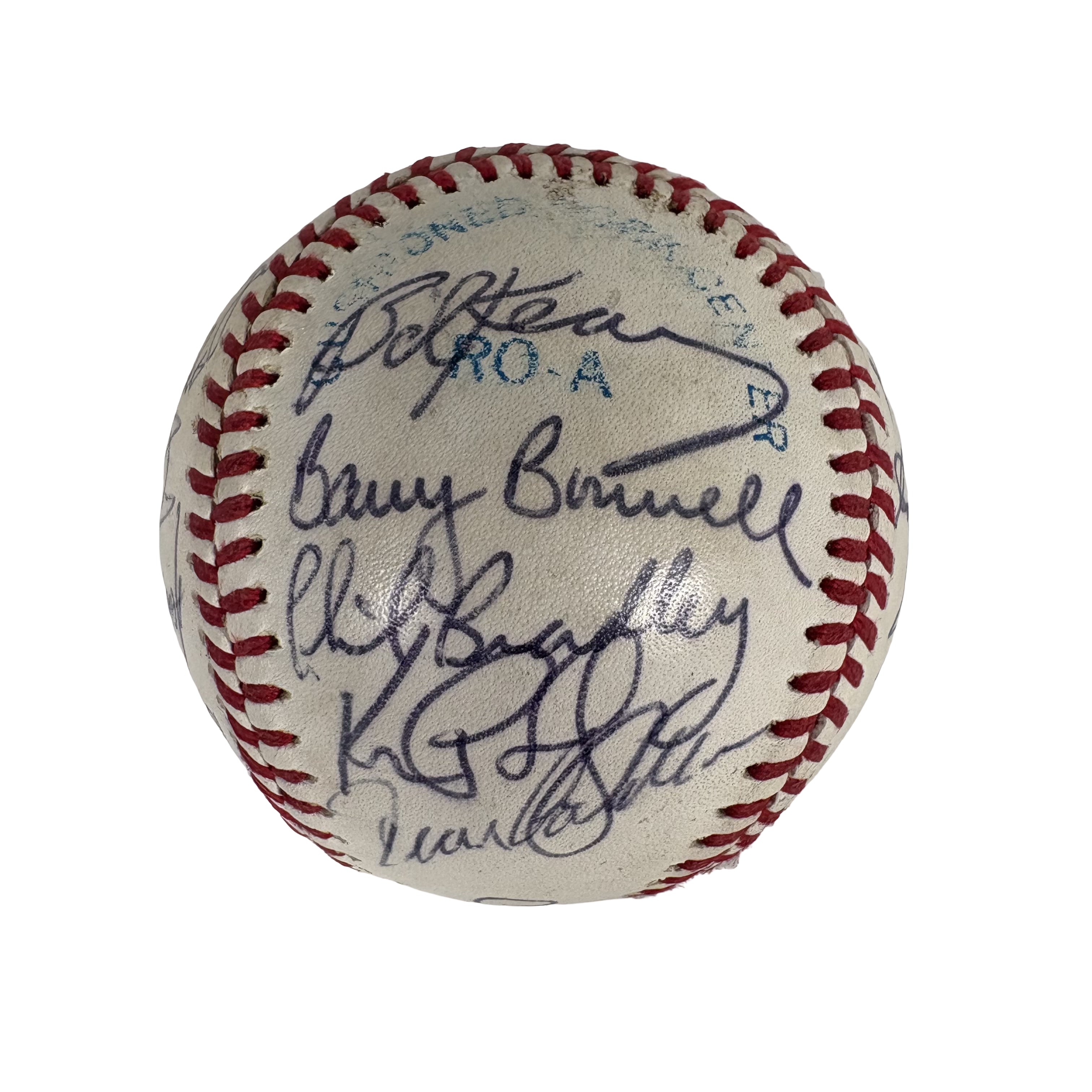 1985 Seattle Mariners Team Autographed Signed Baseball Baseball AMCo LOA