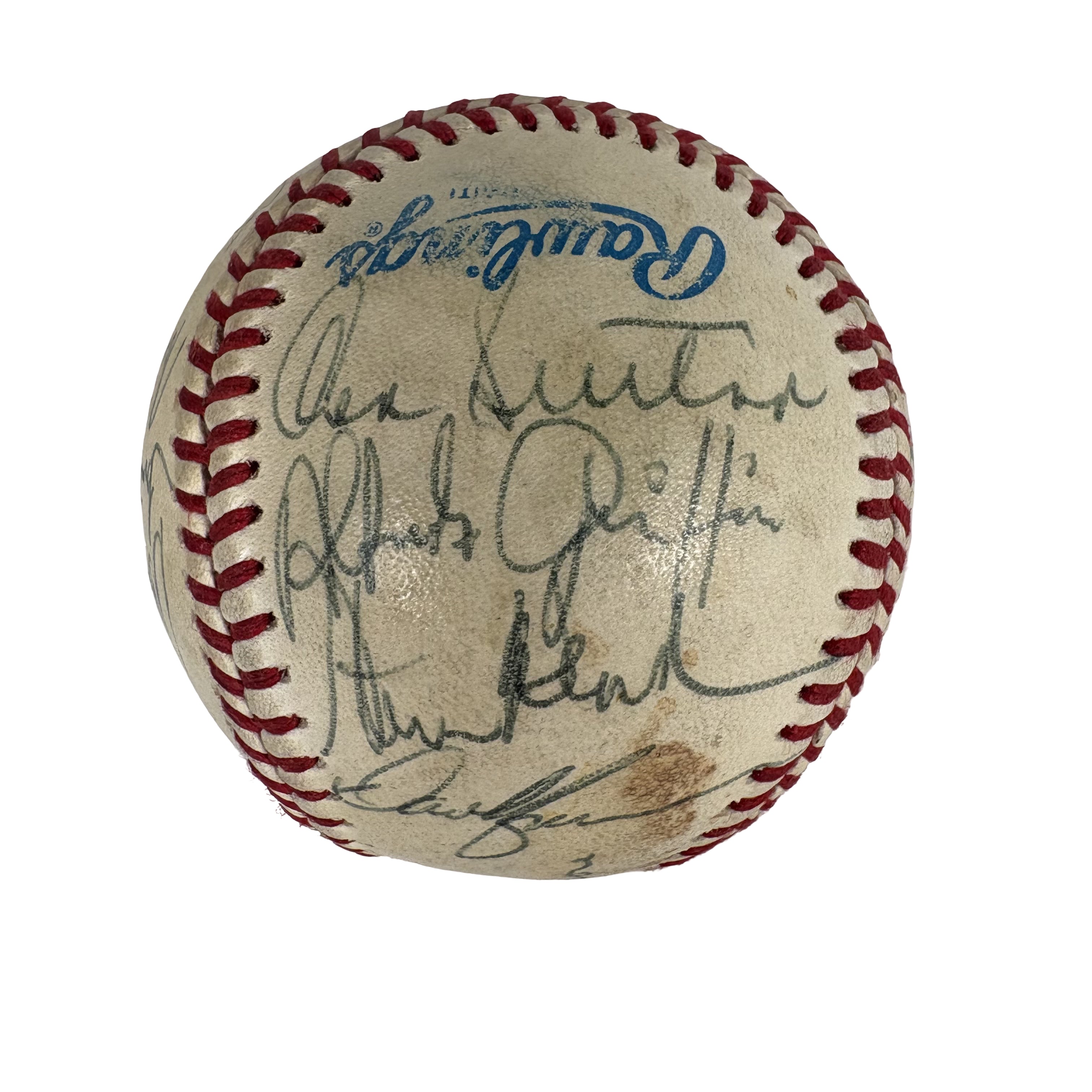 1985 Oakland Athletics Team Autographed Signed Baseball Baseball AMCo LOA