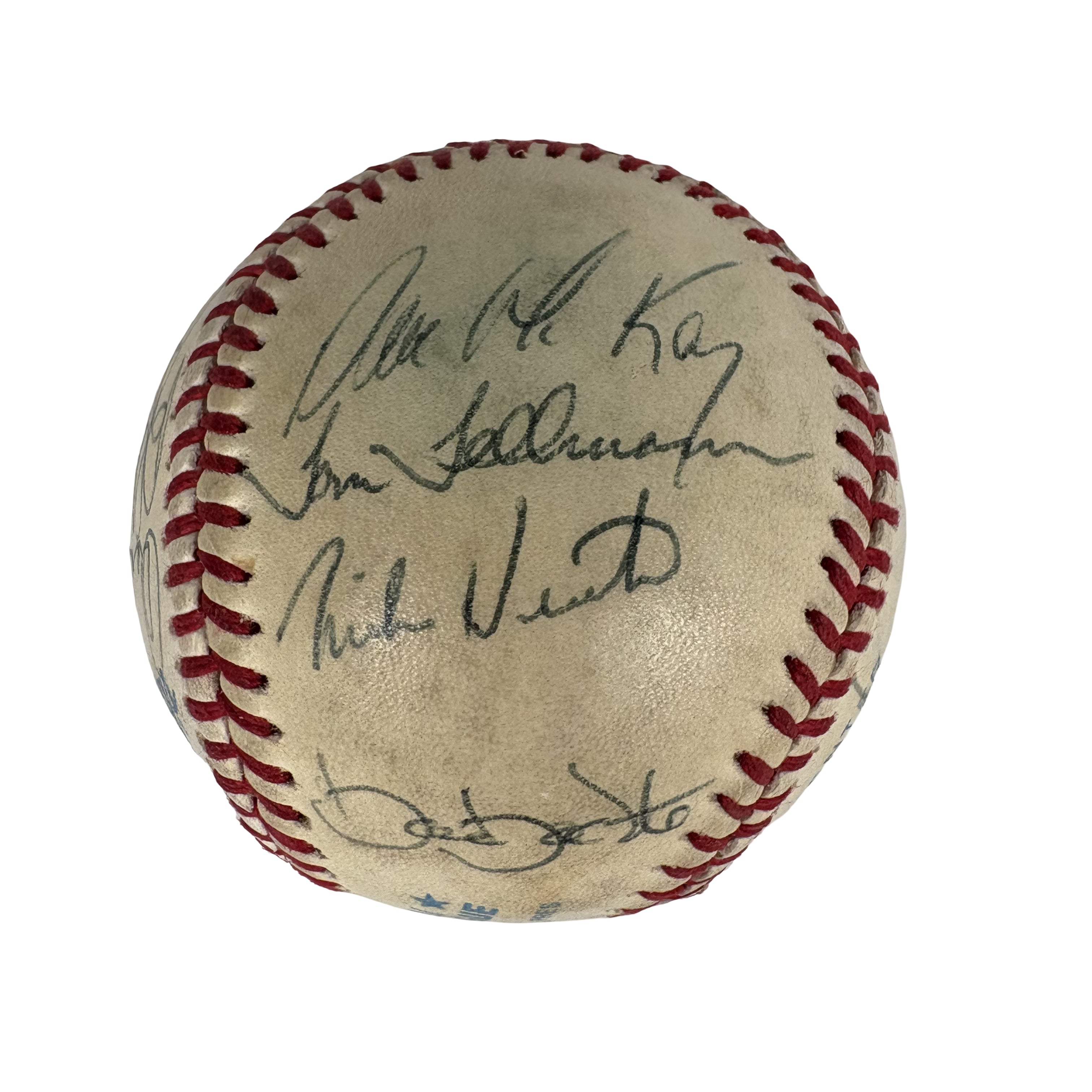 1985 Oakland Athletics Team Autographed Signed Baseball Baseball AMCo LOA