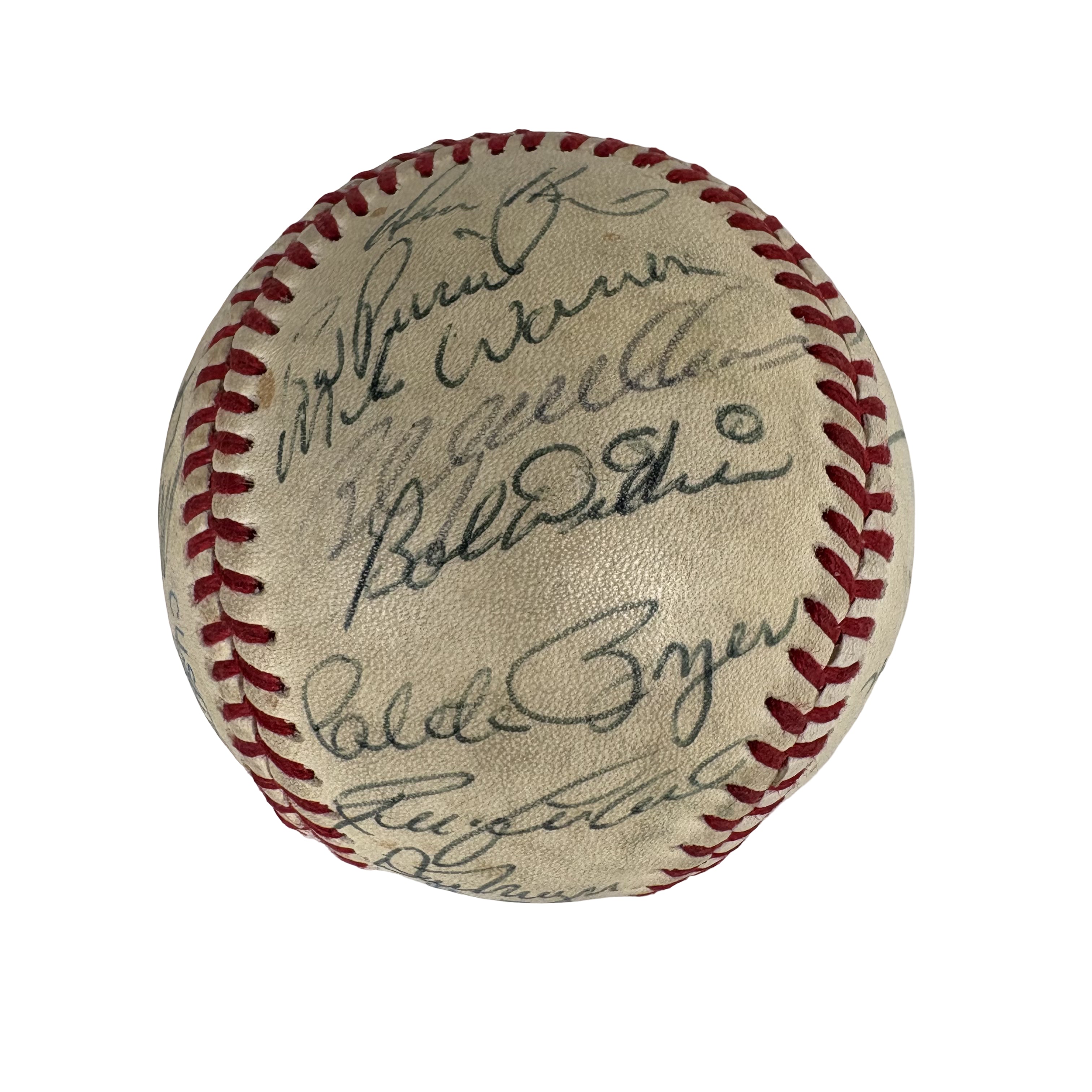 1985 Oakland Athletics Team Autographed Signed Baseball Baseball AMCo LOA