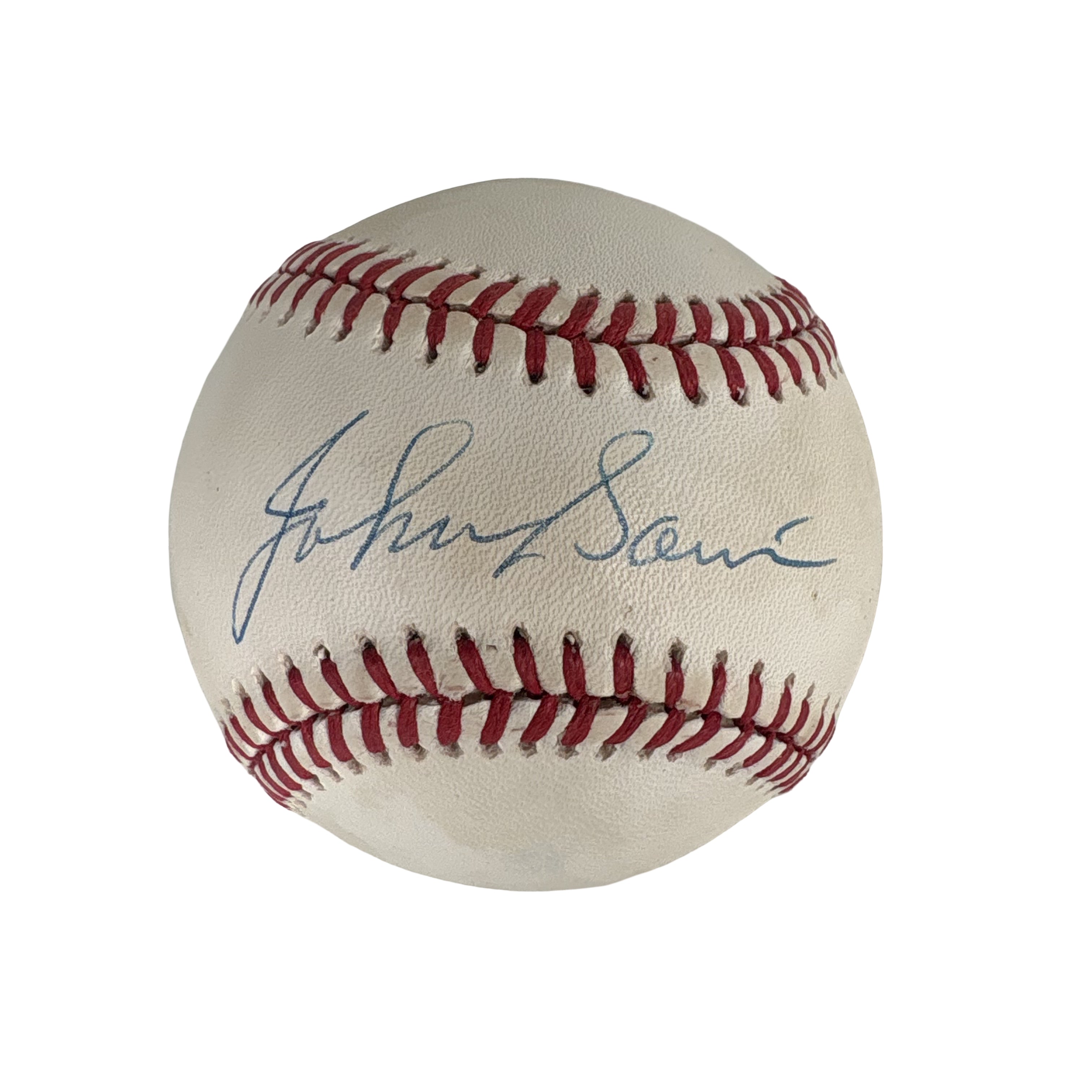 Johnny Sain Braves Yankees Autographed Signed Baseball AMCo COA