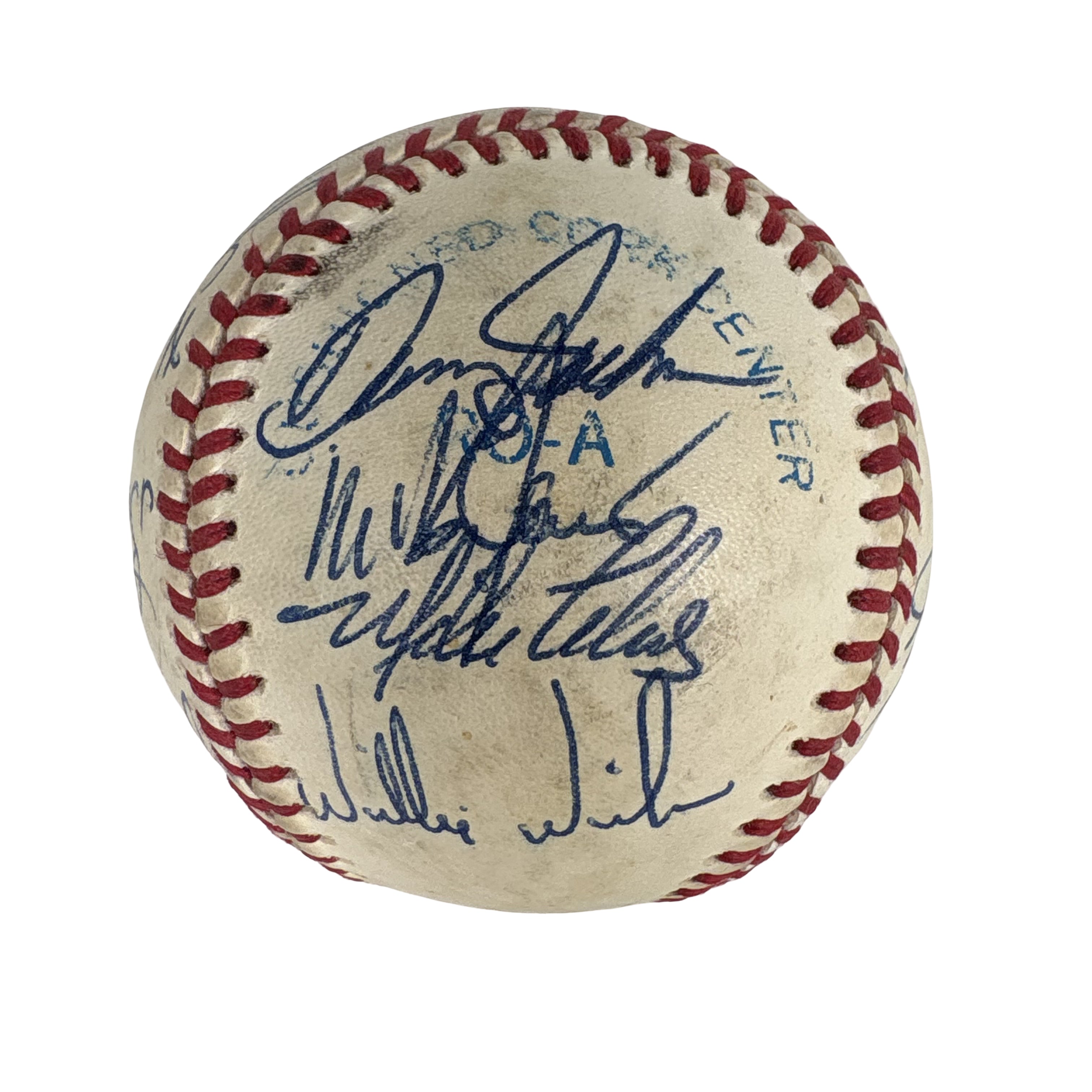 1982 Kansas City Royals Team Autographed Signed Baseball Baseball AMCo LOA