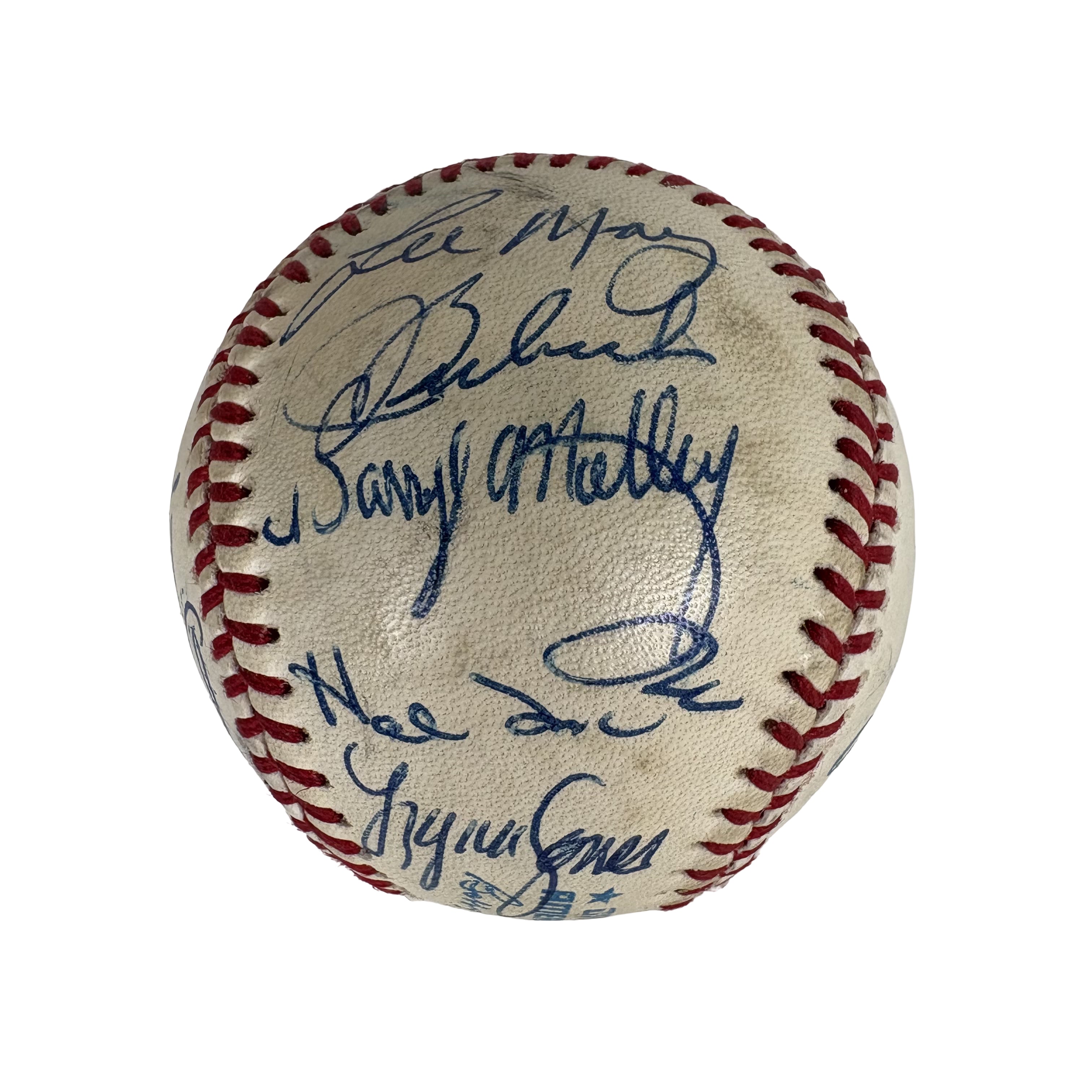 1982 Kansas City Royals Team Autographed Signed Baseball Baseball AMCo LOA