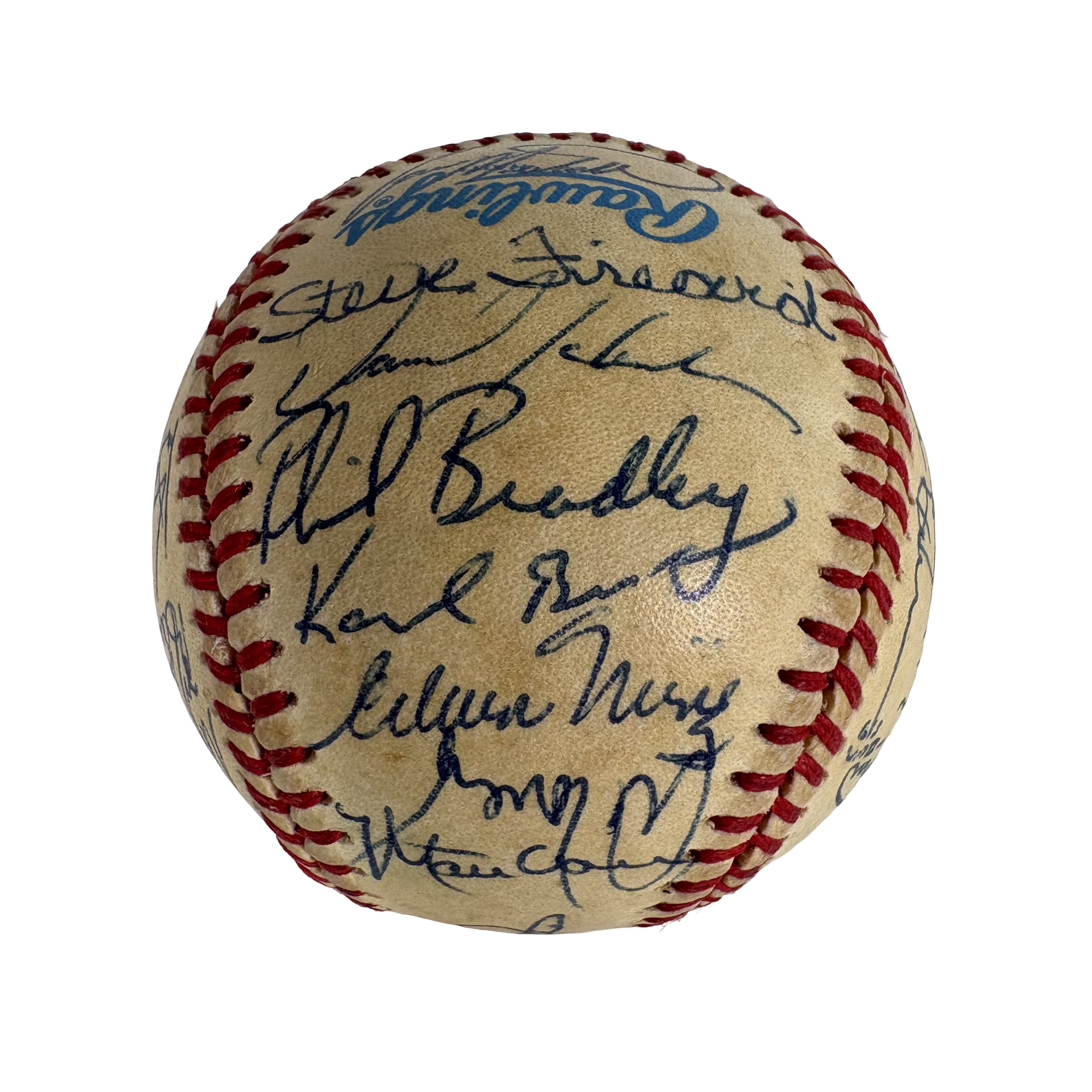 1986 Seattle Mariners Team Autographed Signed Baseball Baseball AMCo LOA