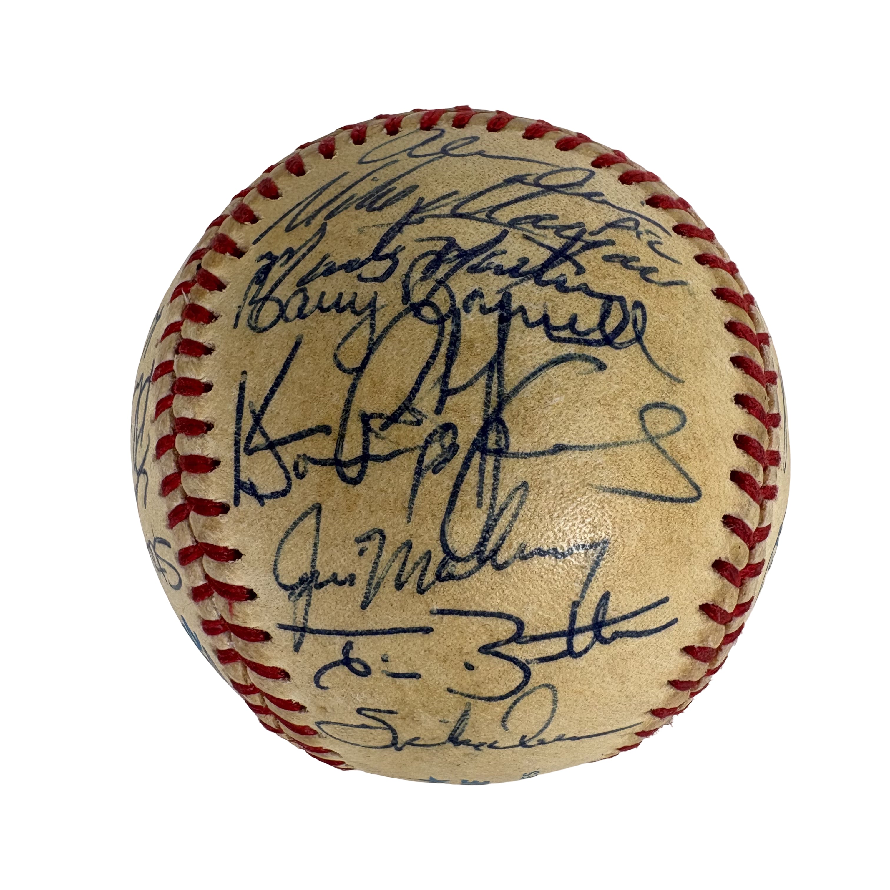 1986 Seattle Mariners Team Autographed Signed Baseball Baseball AMCo LOA