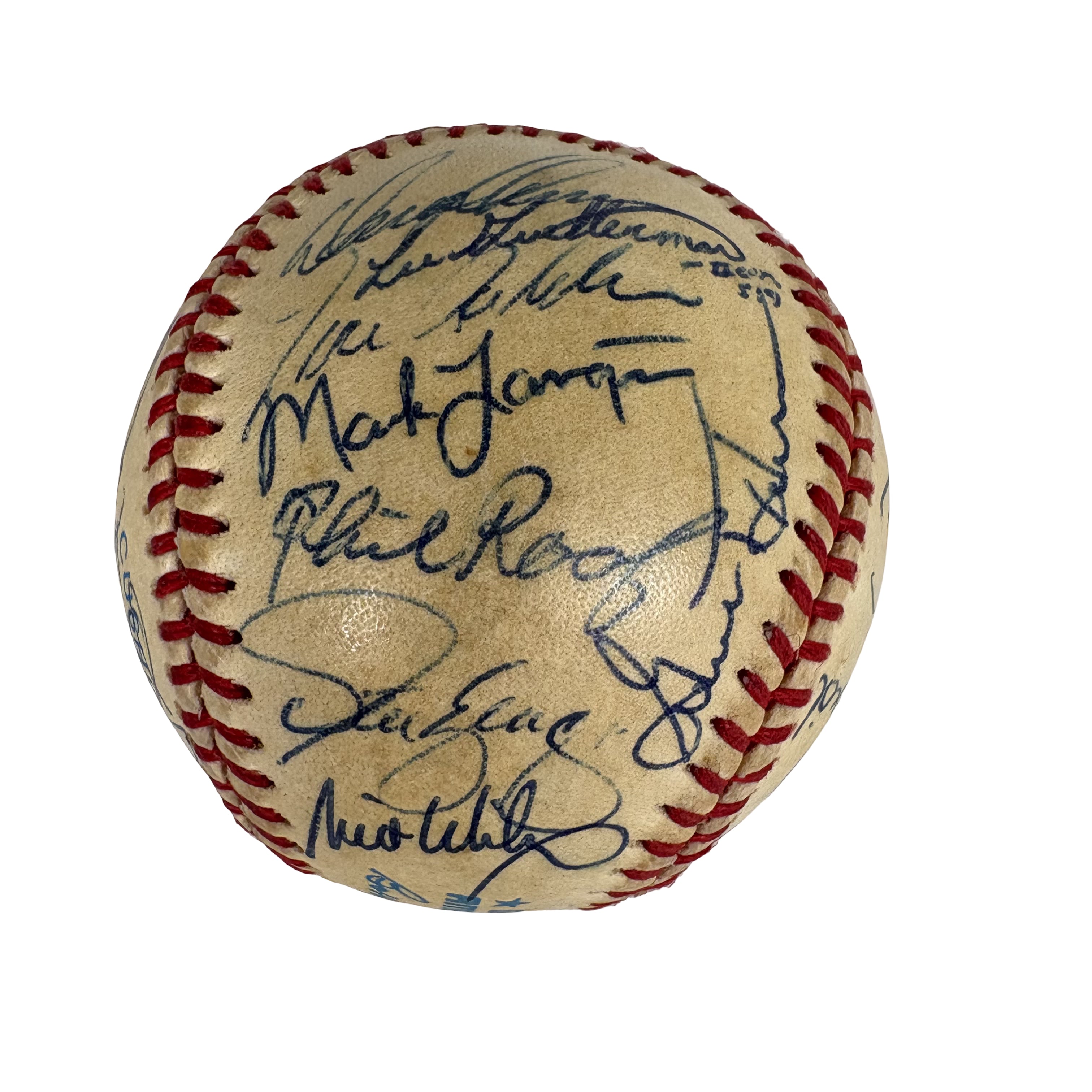 1986 Seattle Mariners Team Autographed Signed Baseball Baseball AMCo LOA