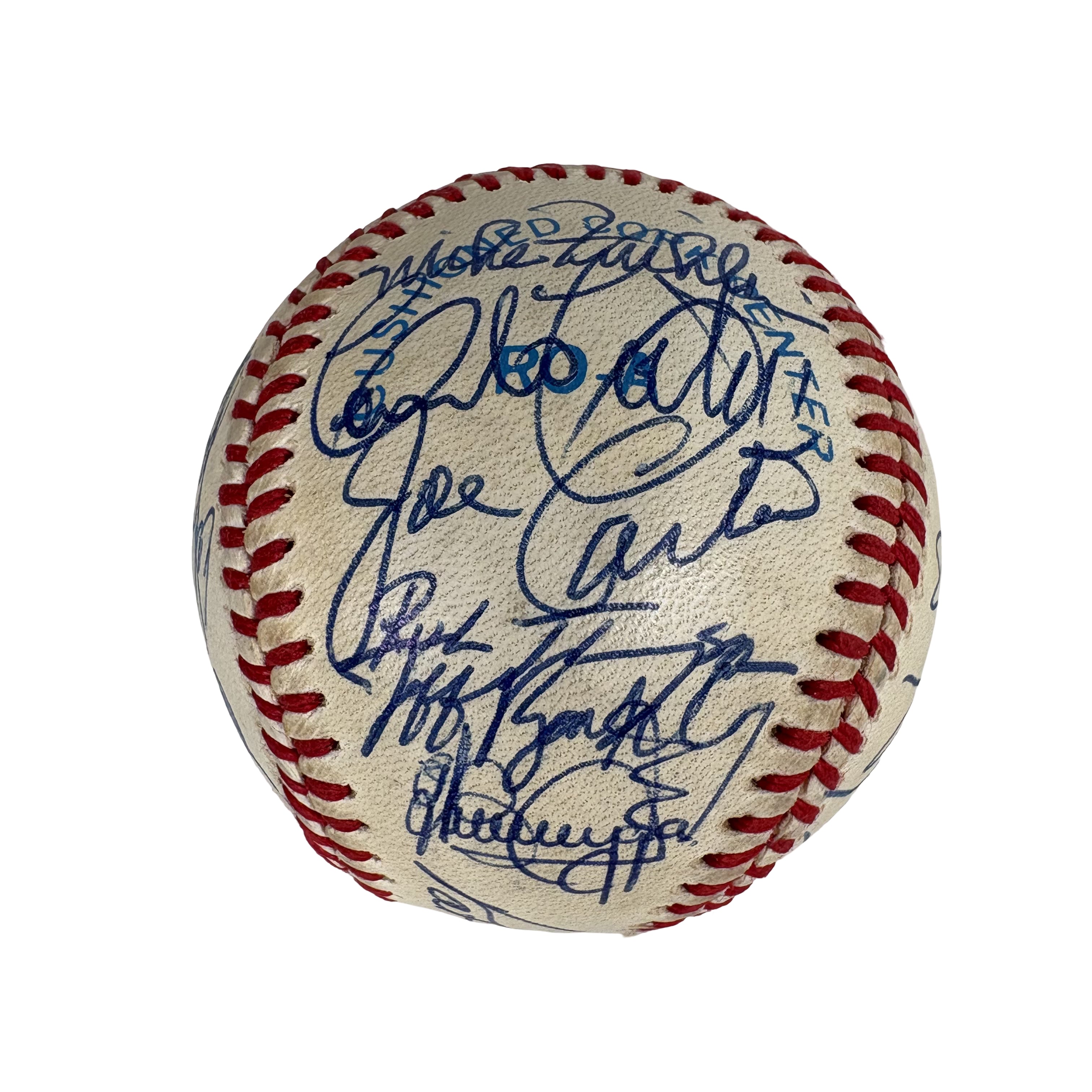 1985 Cleveland Indians Team Autographed Signed Baseball Baseball AMCo LOA