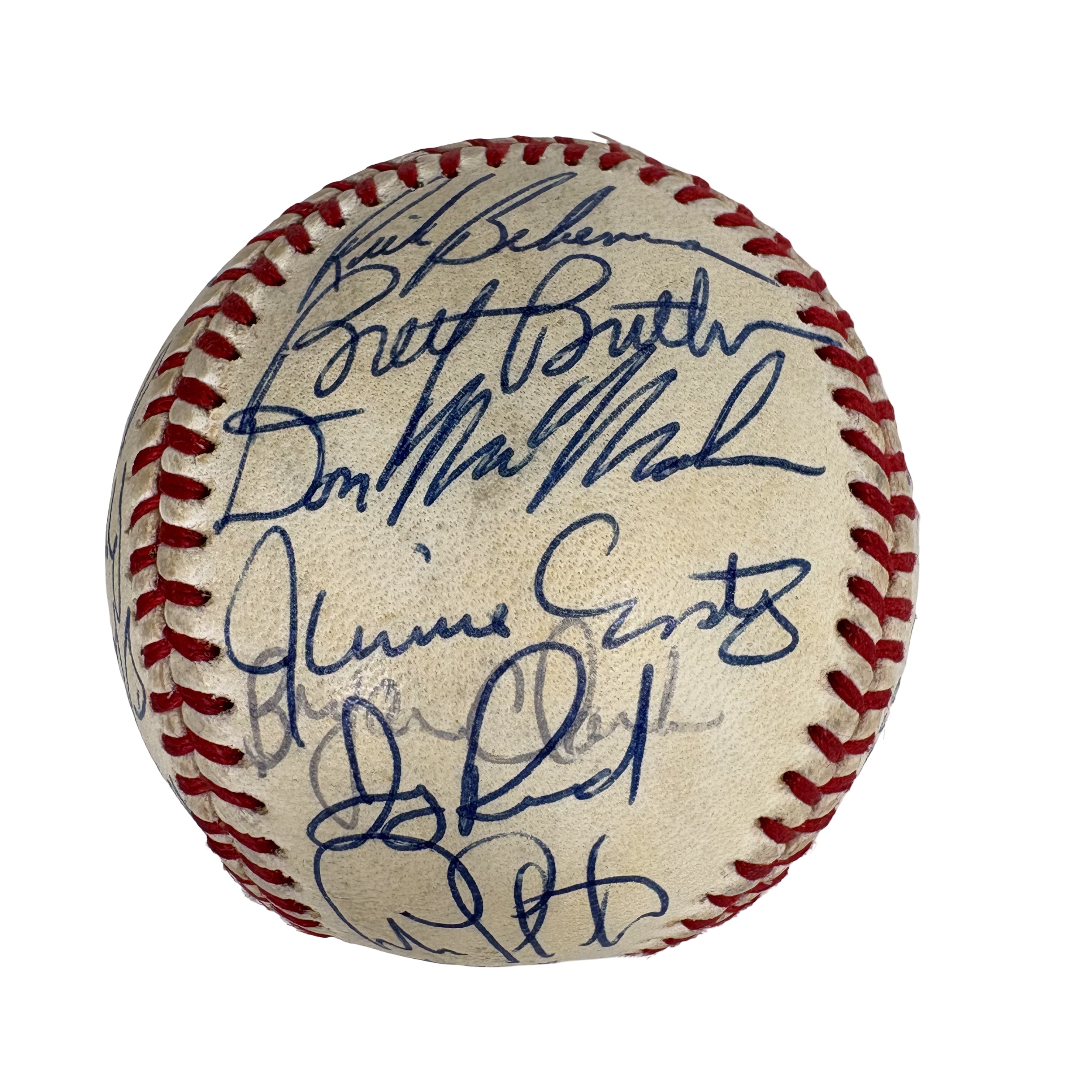 1985 Cleveland Indians Team Autographed Signed Baseball Baseball AMCo LOA