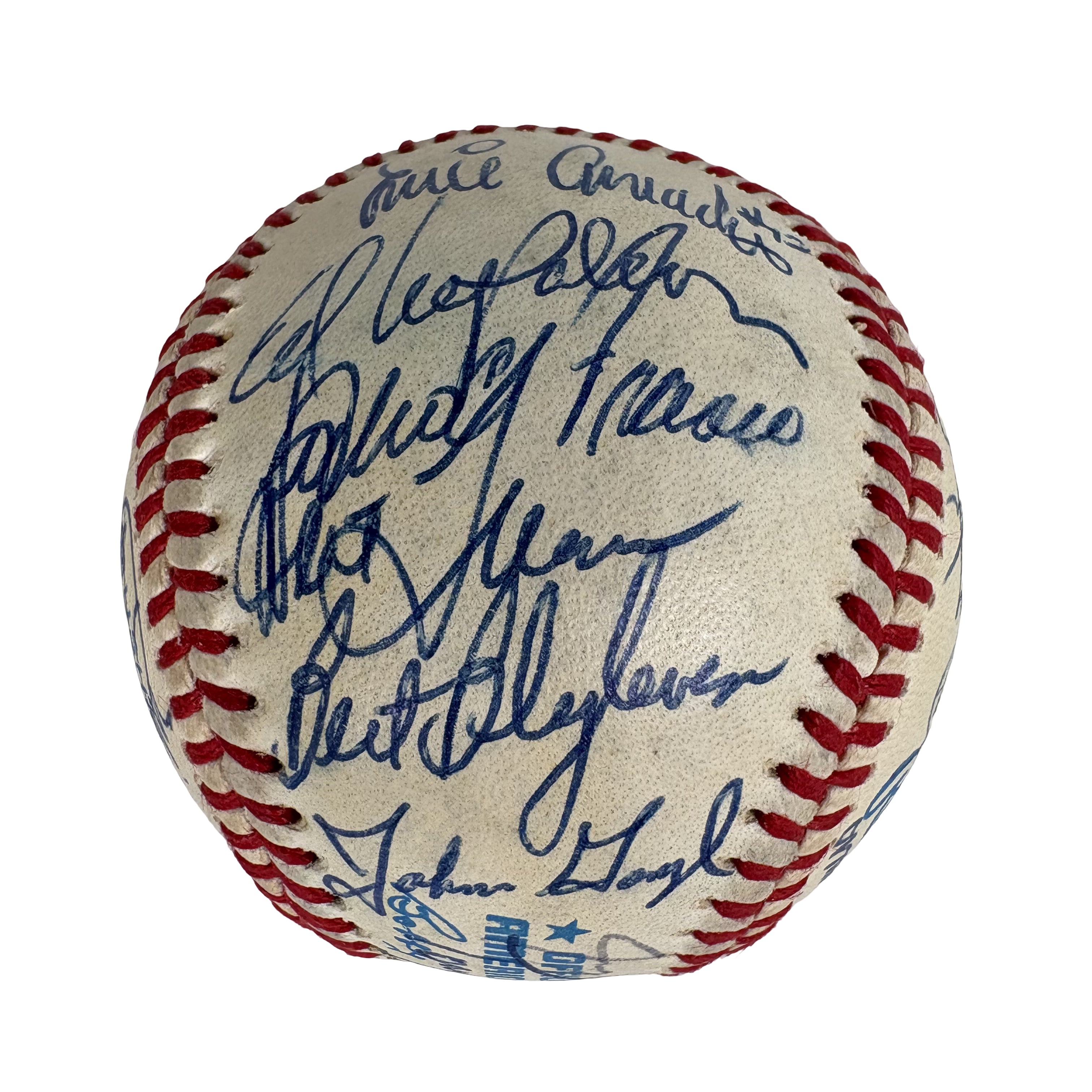 1985 Cleveland Indians Team Autographed Signed Baseball Baseball AMCo LOA