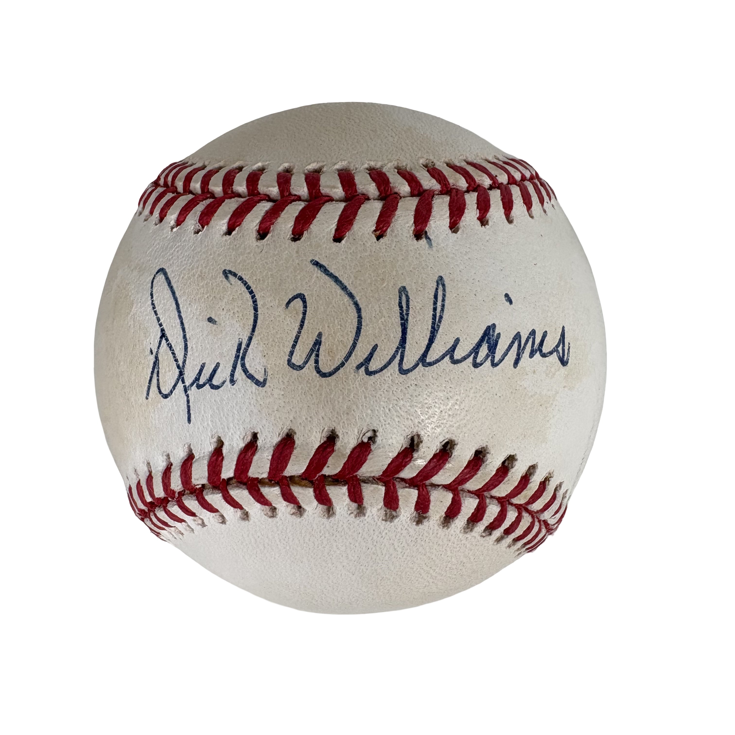 Dick Williams Athletics Red Sox Autographed Signed Baseball AMCo COA