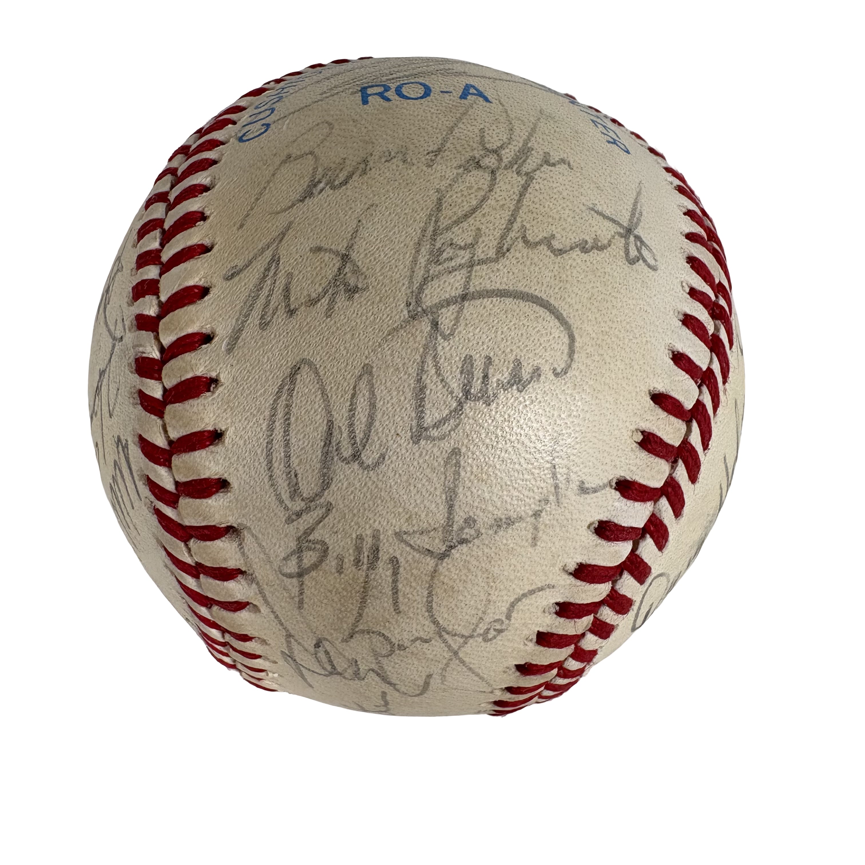 1985 New York Yankees Team Autographed Signed Baseball Baseball AMCo LOA