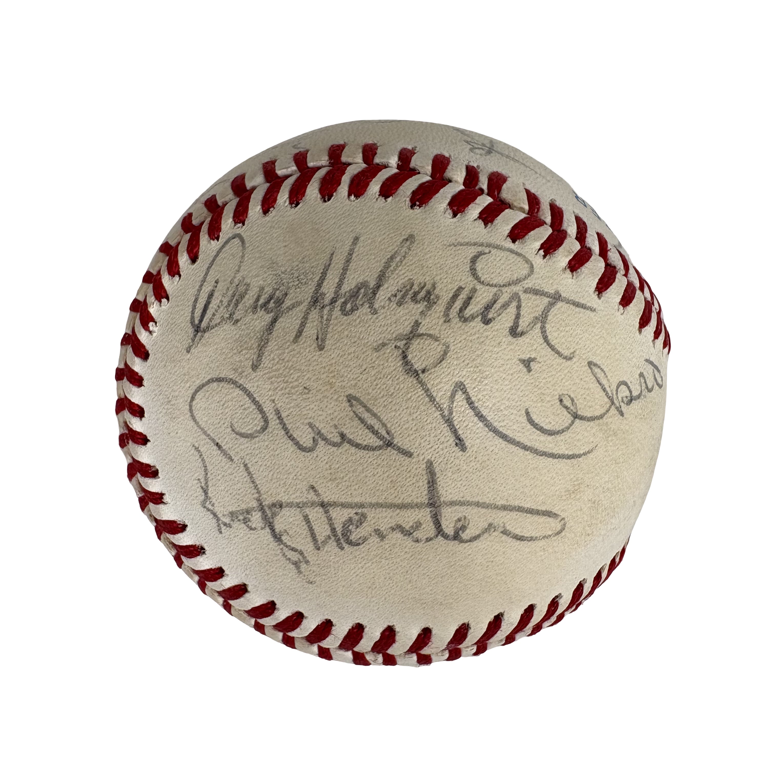 1985 New York Yankees Team Autographed Signed Baseball Baseball AMCo LOA