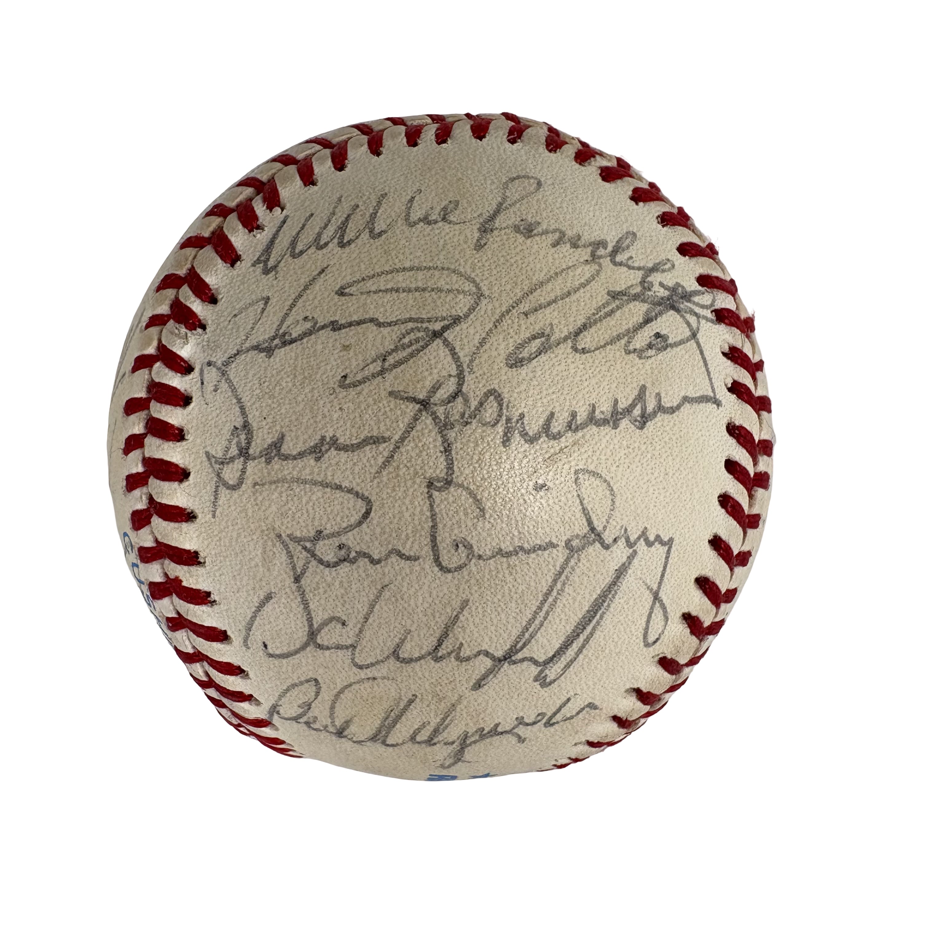 1985 New York Yankees Team Autographed Signed Baseball Baseball AMCo LOA