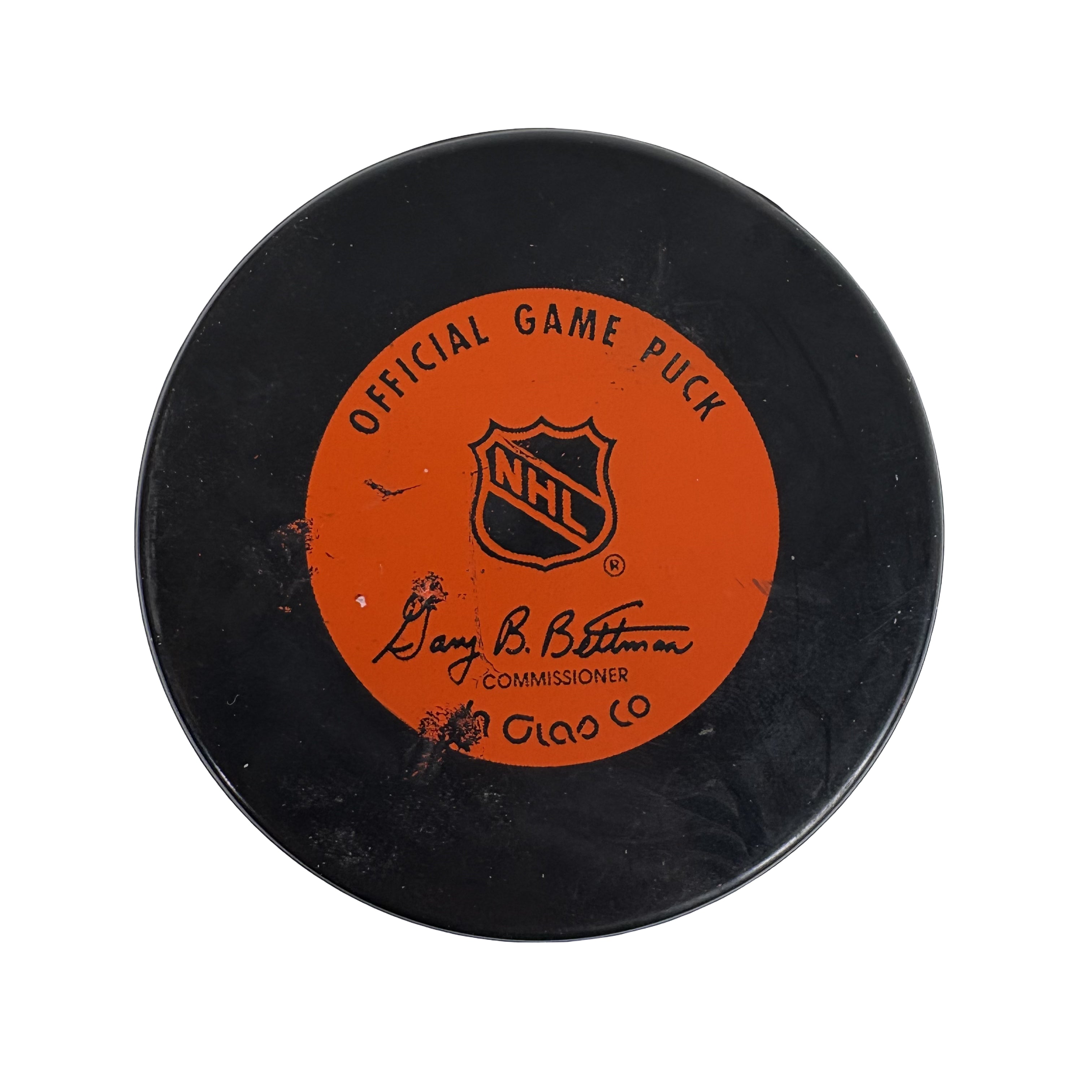 Neal Broten New Jersey Devils Autographed Signed Hockey Puck AMCo COA