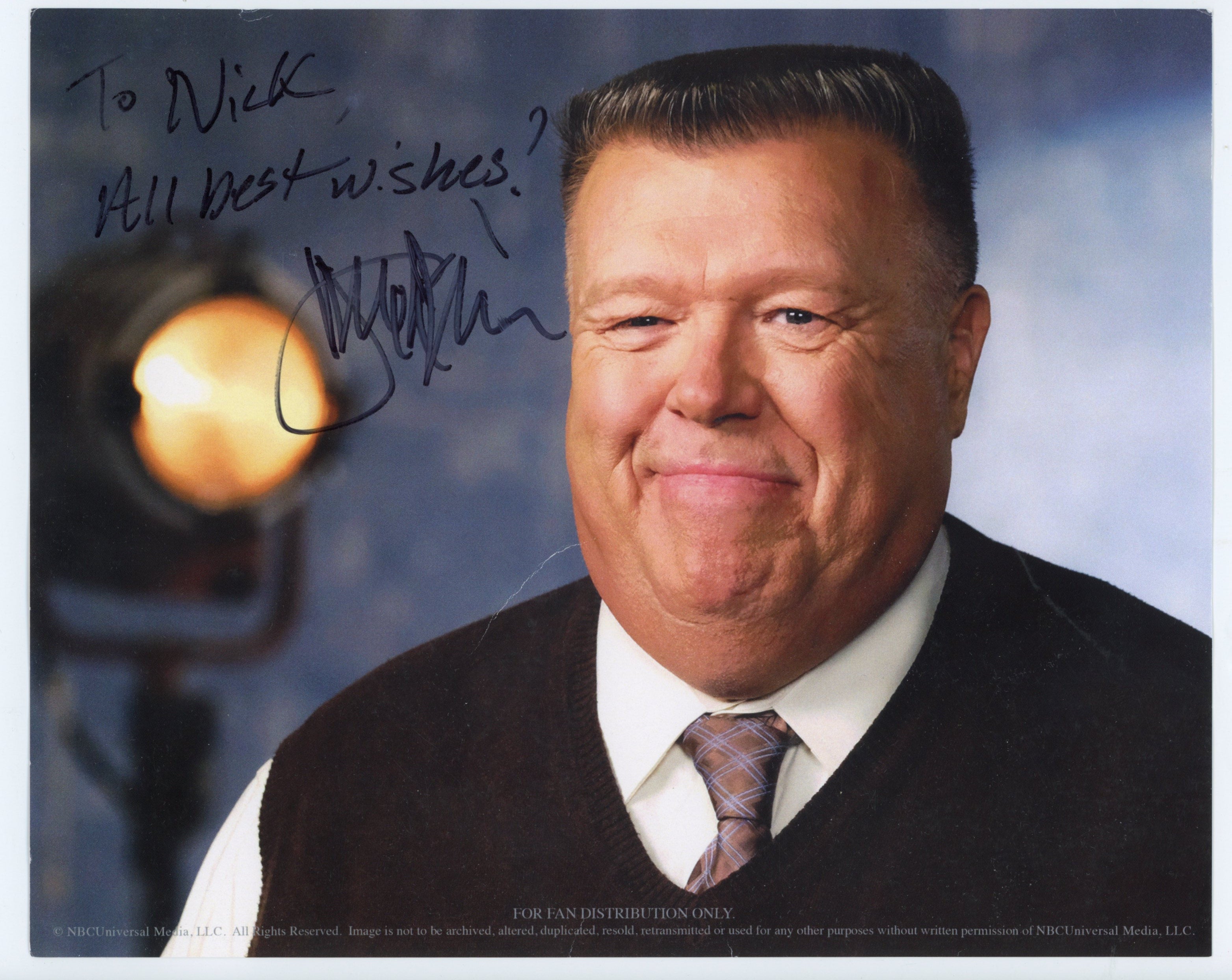 Joel McKinnon Miller Brooklyn Nine Nine Autographed Signed 8x10 Photo AMCo COA