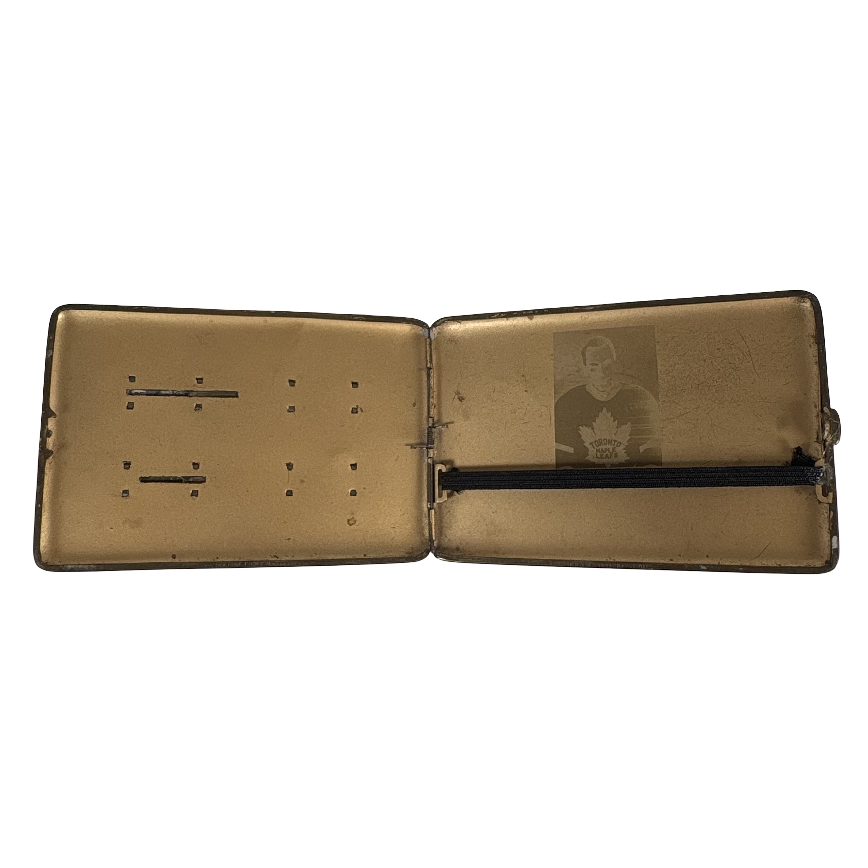 Syl Apps 1942 Toronto Maple Leafs Champions Trophy Cigarette Case  