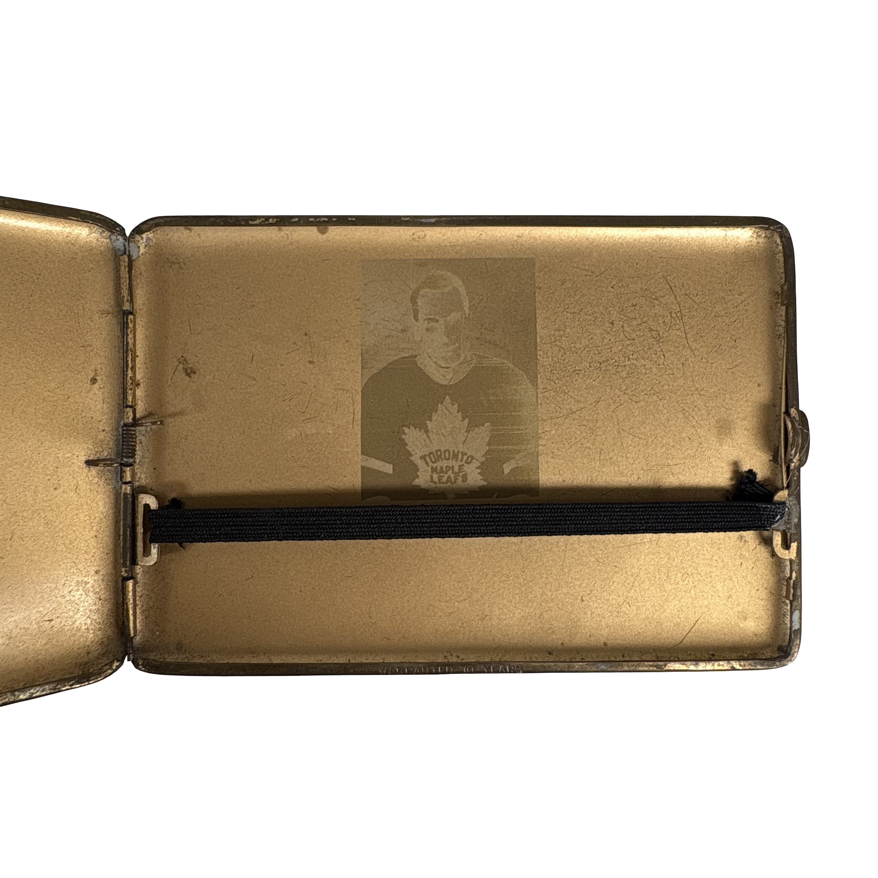 Syl Apps 1942 Toronto Maple Leafs Champions Trophy Cigarette Case  