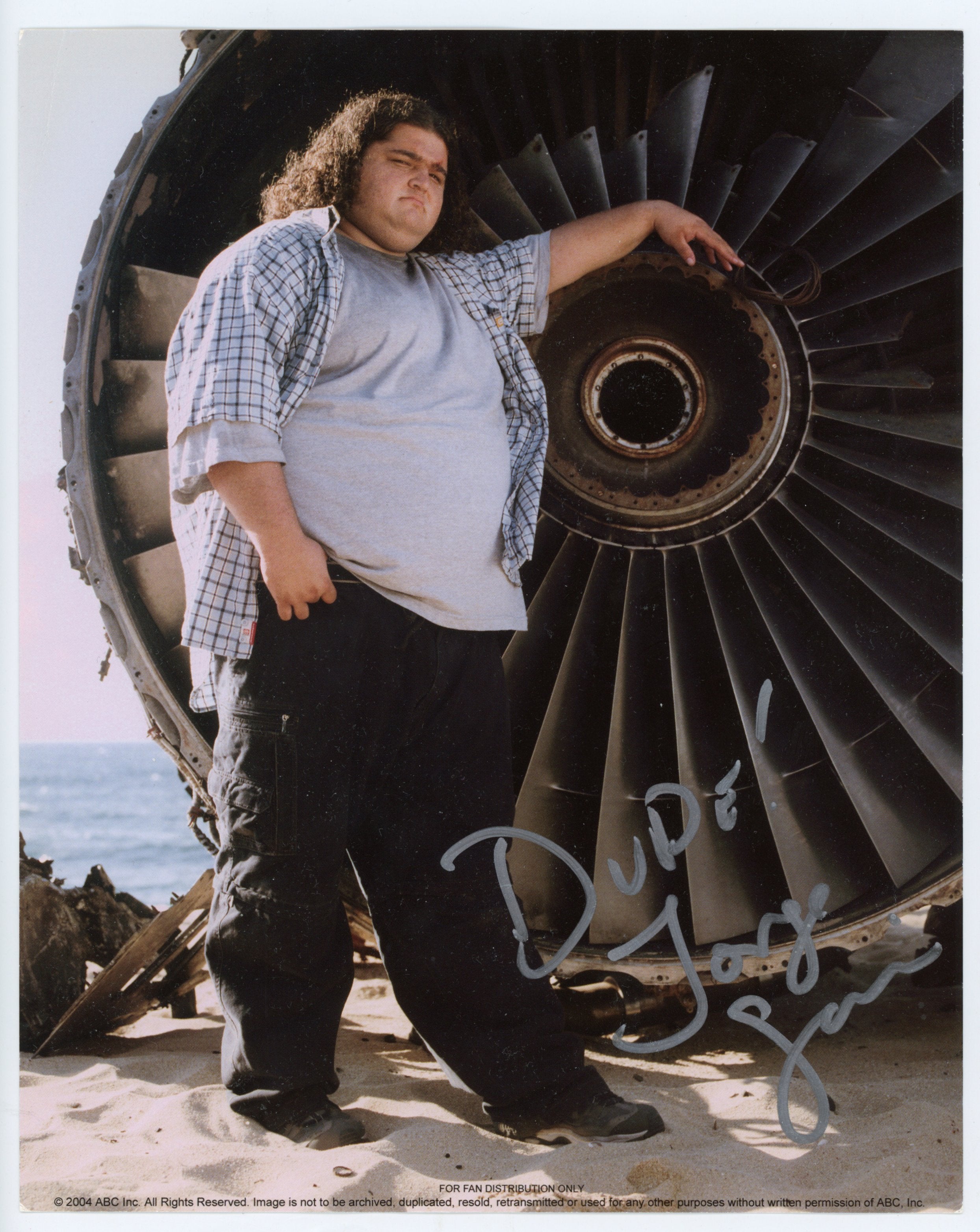 Jorge Garcia Lost Hawaii Five O Autographed Signed 8x10 Photo AMCo COA