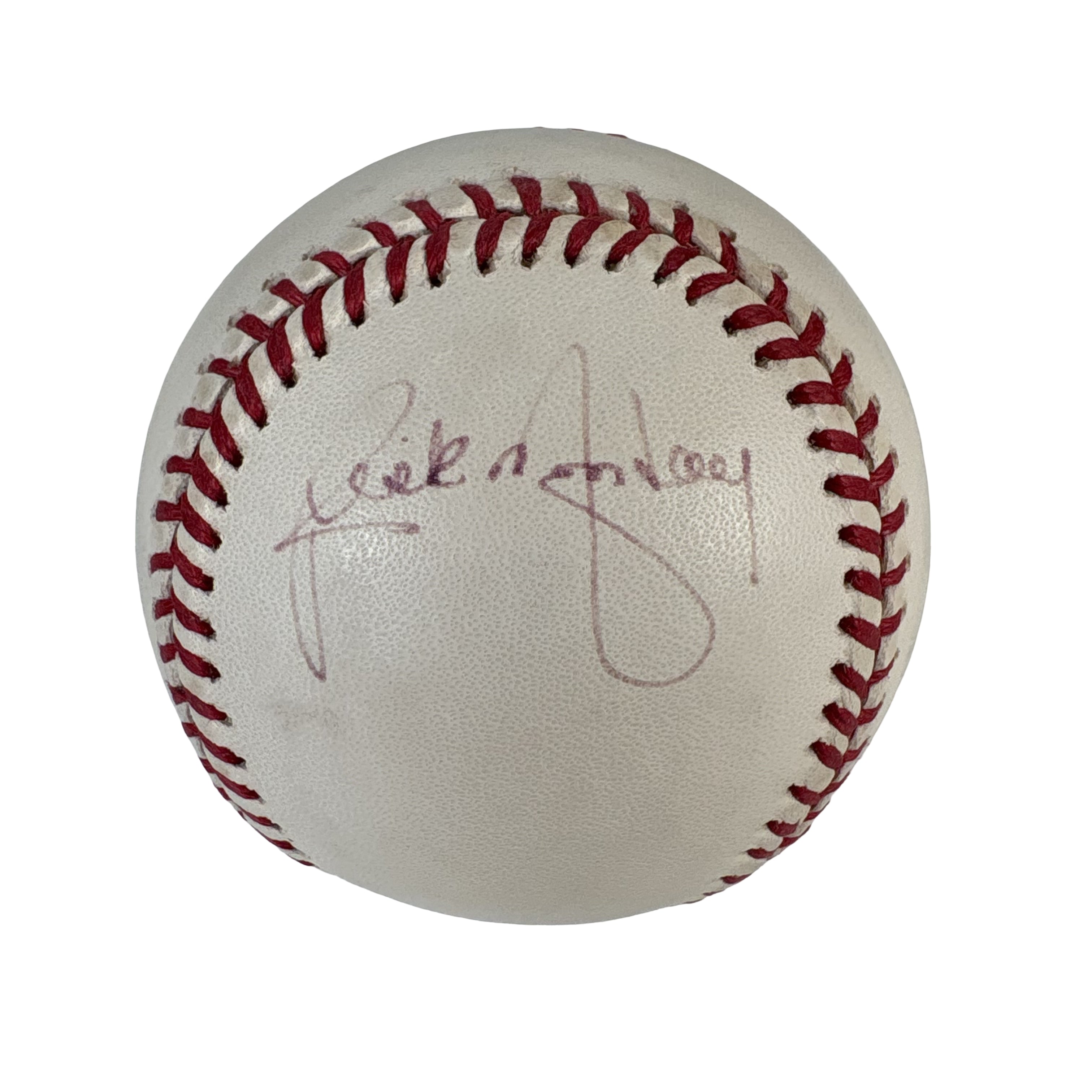Rick Monday American Flag Cubs Dodgers Baseball AMCo COA