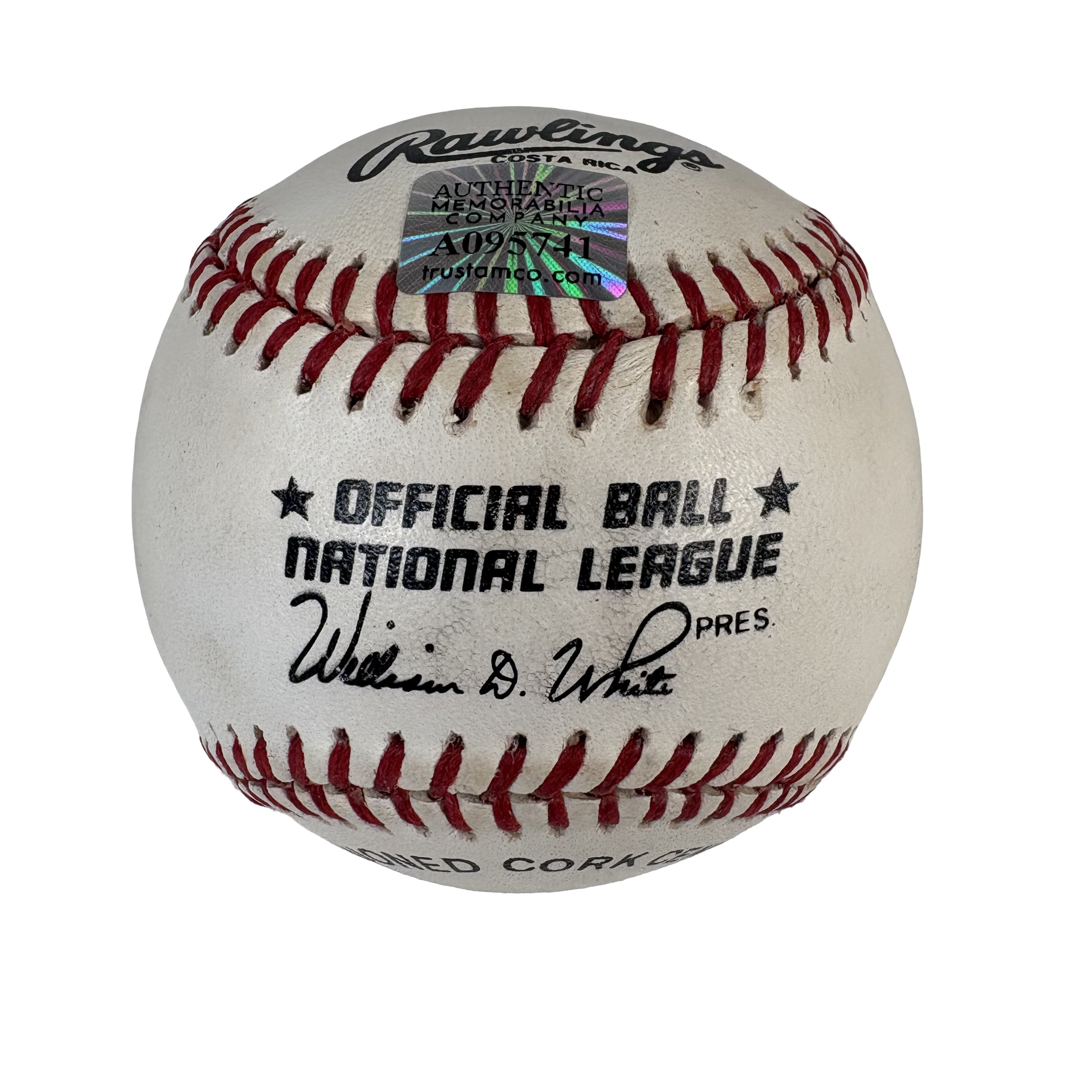 Steve Buechele Texas Rangers Autographed Signed Baseball AMCo COA