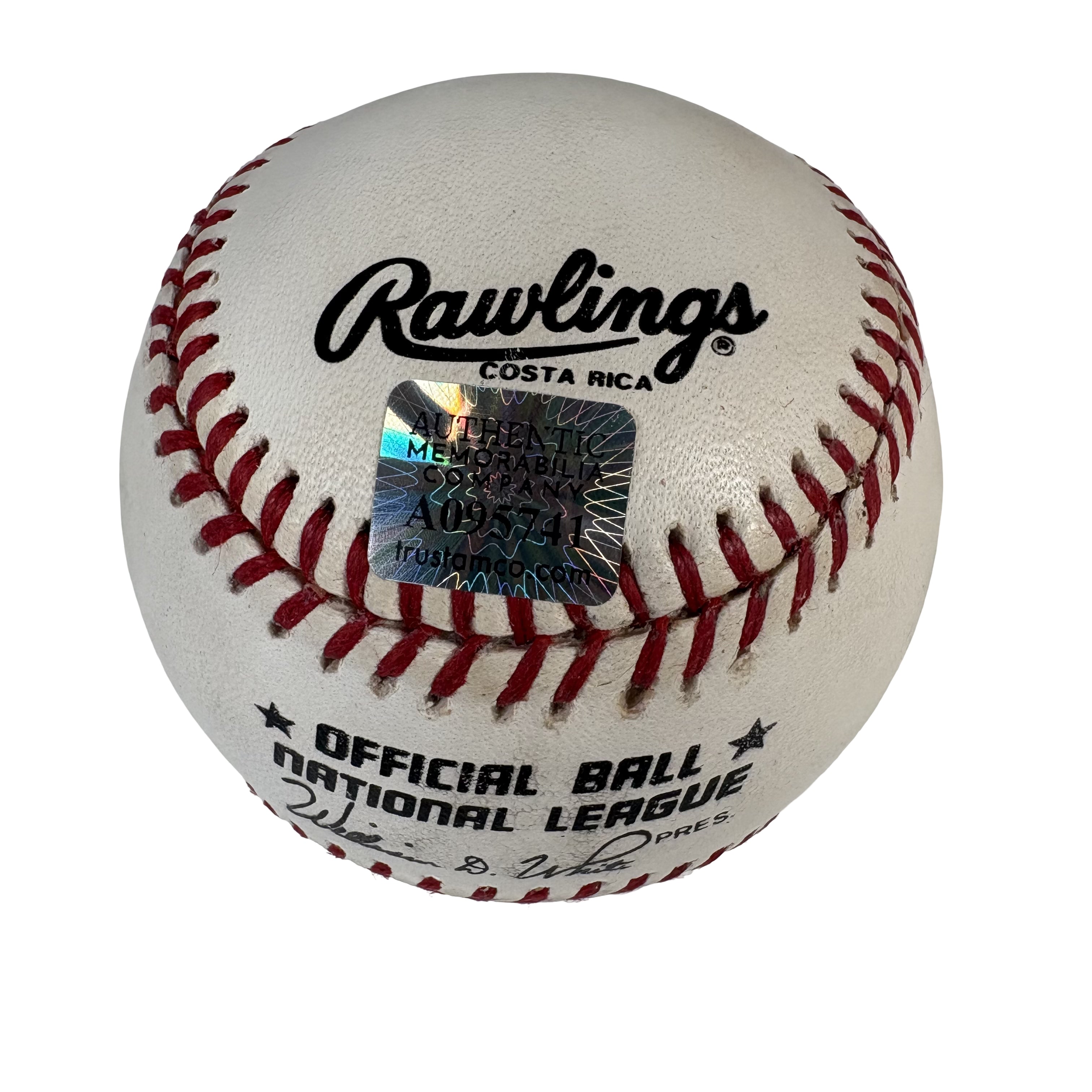 Steve Buechele Texas Rangers Autographed Signed Baseball AMCo COA