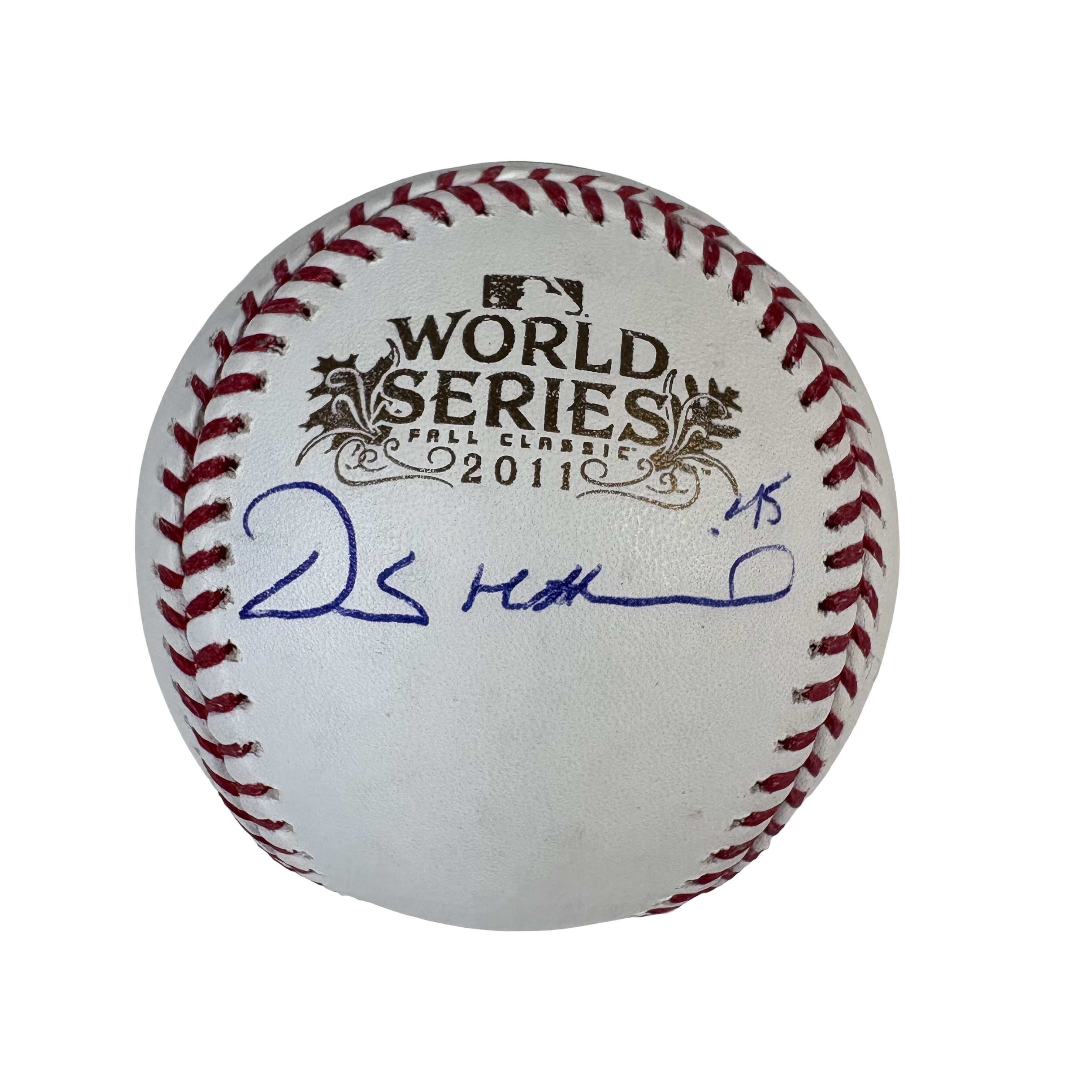 Derek Holland Texas Rangers Autographed Signed Baseball AMCo COA
