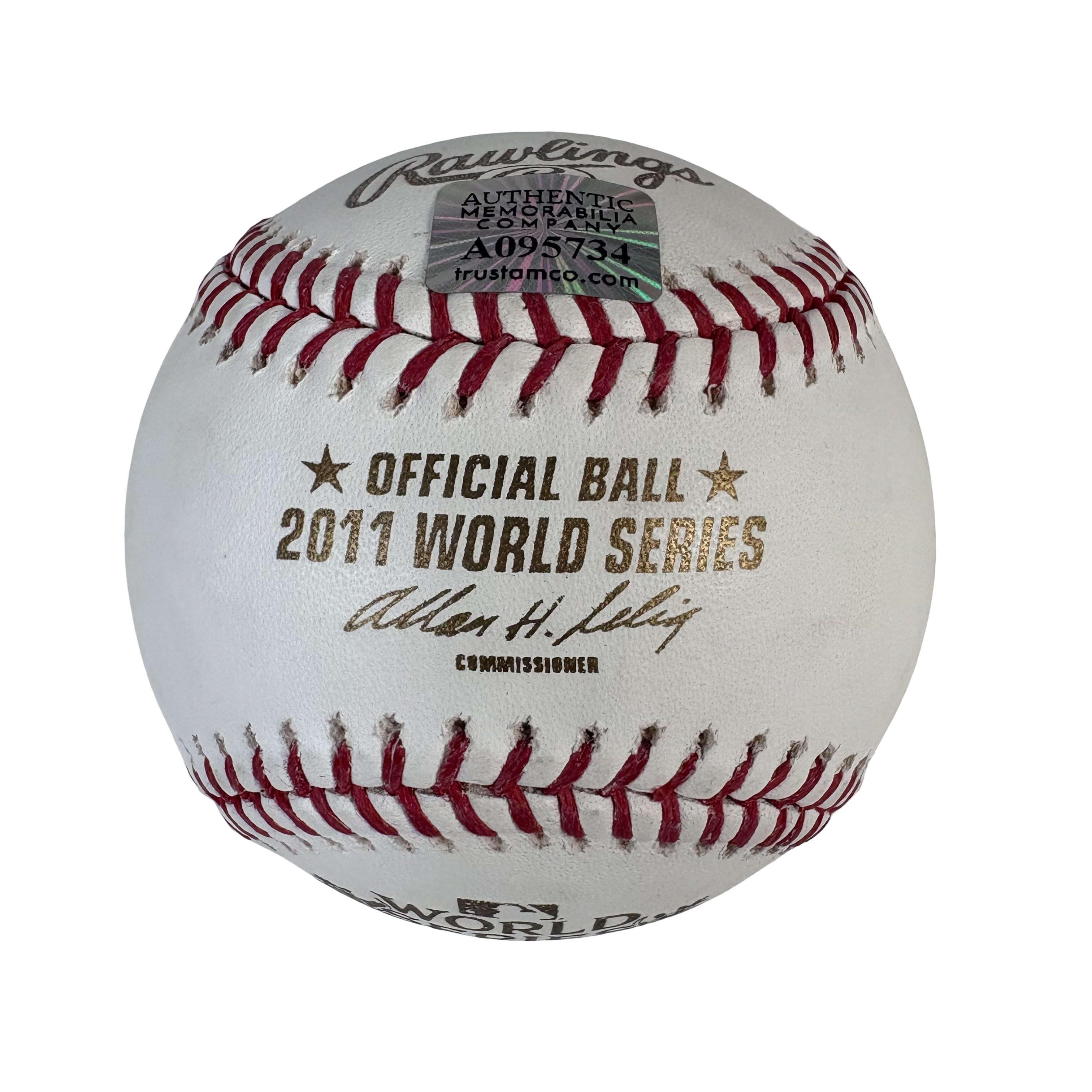 Derek Holland Texas Rangers Autographed Signed Baseball AMCo COA
