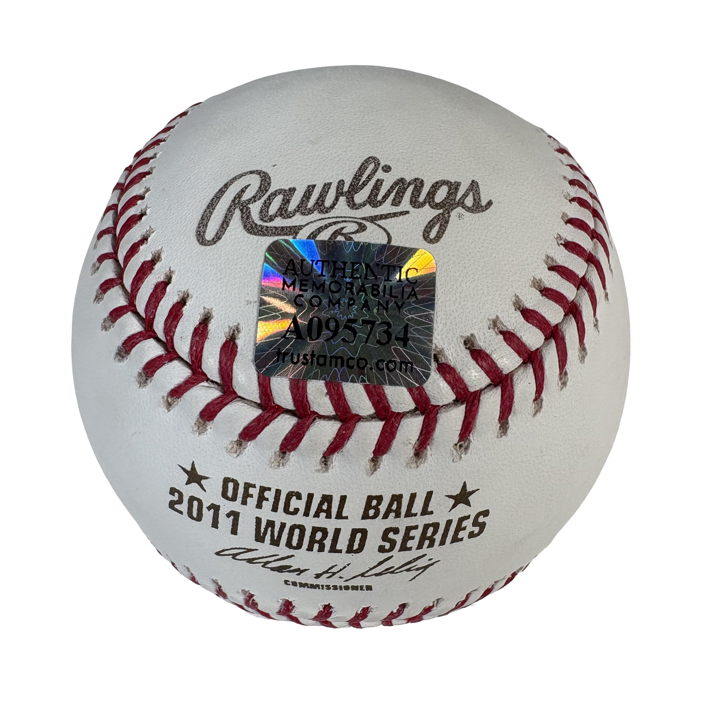 Derek Holland Texas Rangers Autographed Signed Baseball AMCo COA