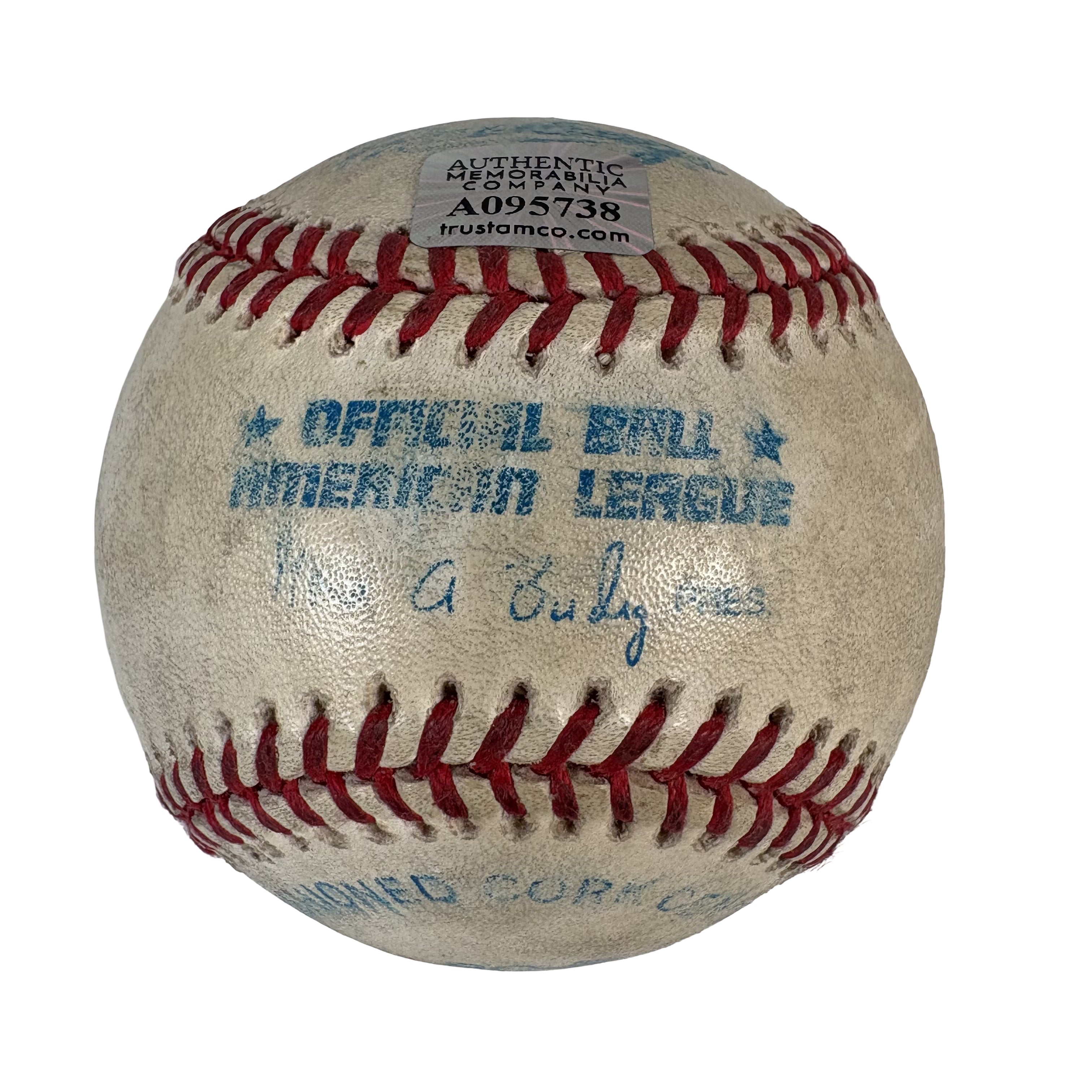 David Wells New York Yankees Autographed Signed Baseball AMCo COA
