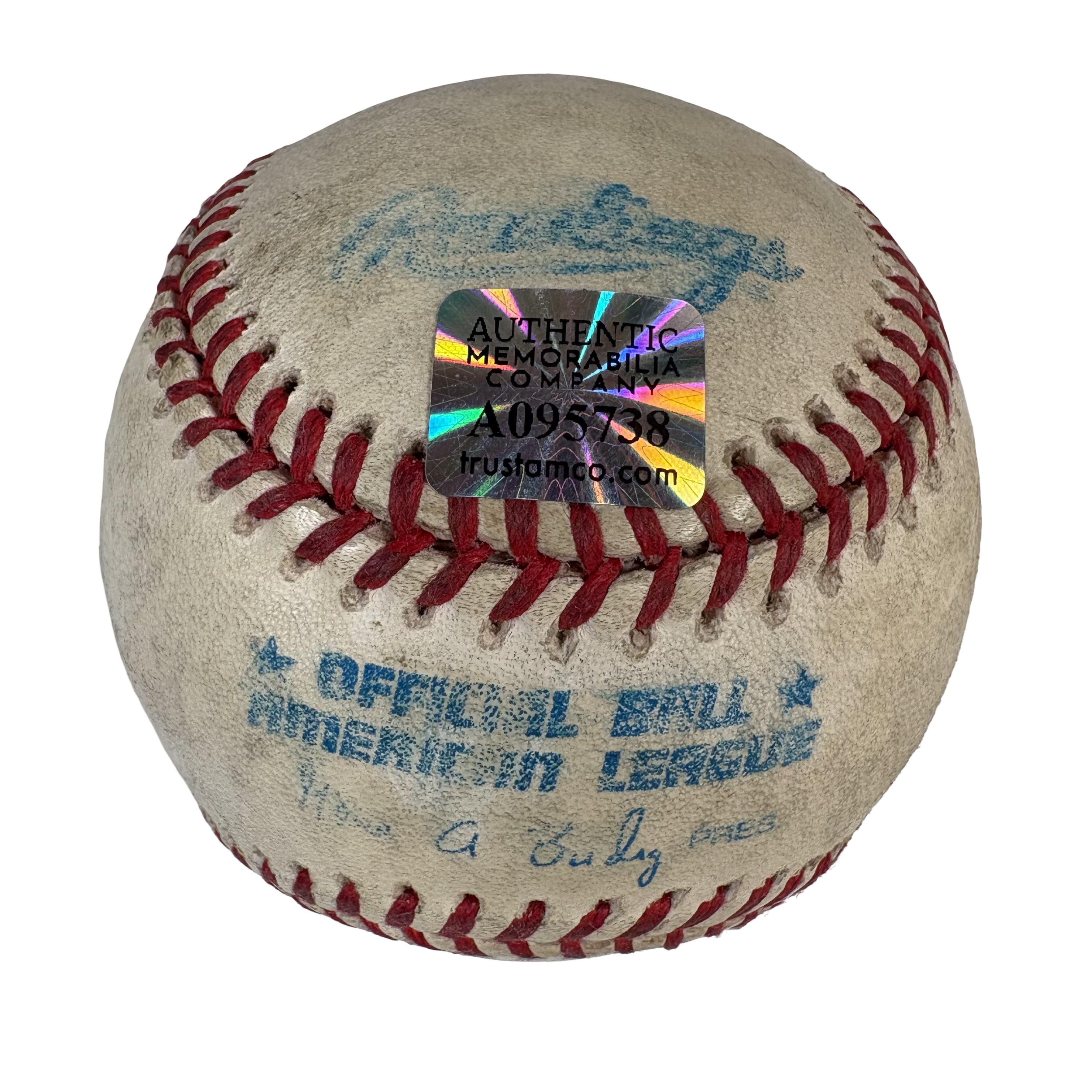 David Wells New York Yankees Autographed Signed Baseball AMCo COA