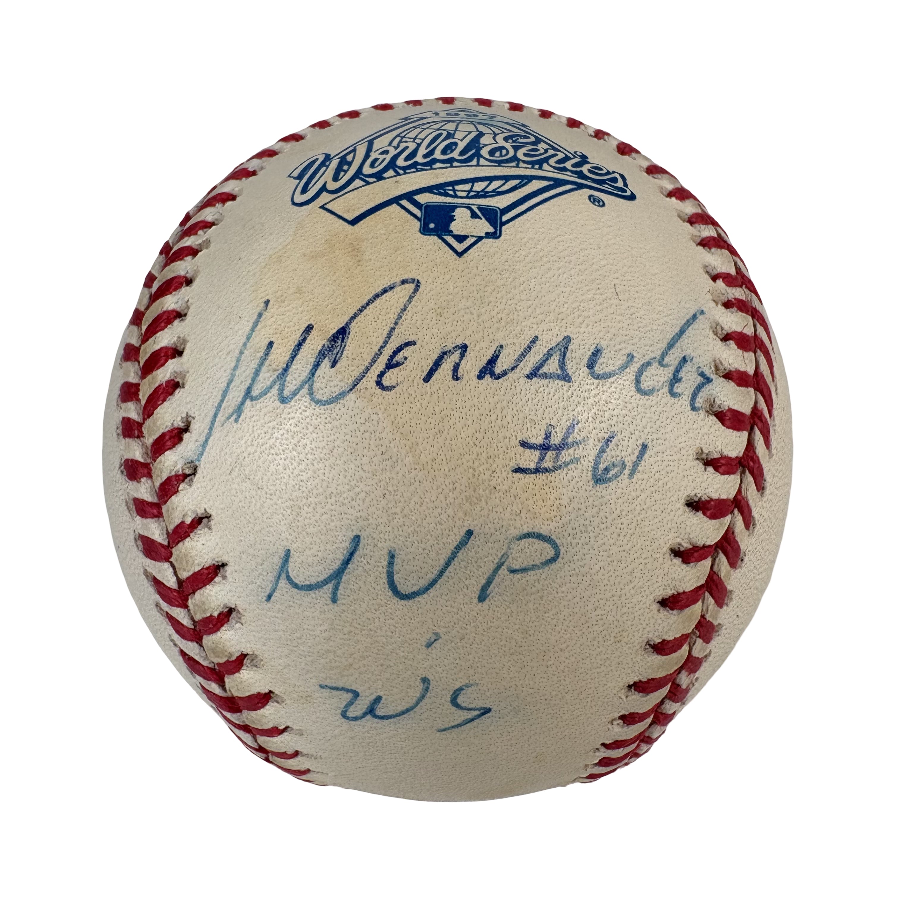 Livan Hernandez 1997 World Series Autographed Signed Baseball AMCo COA