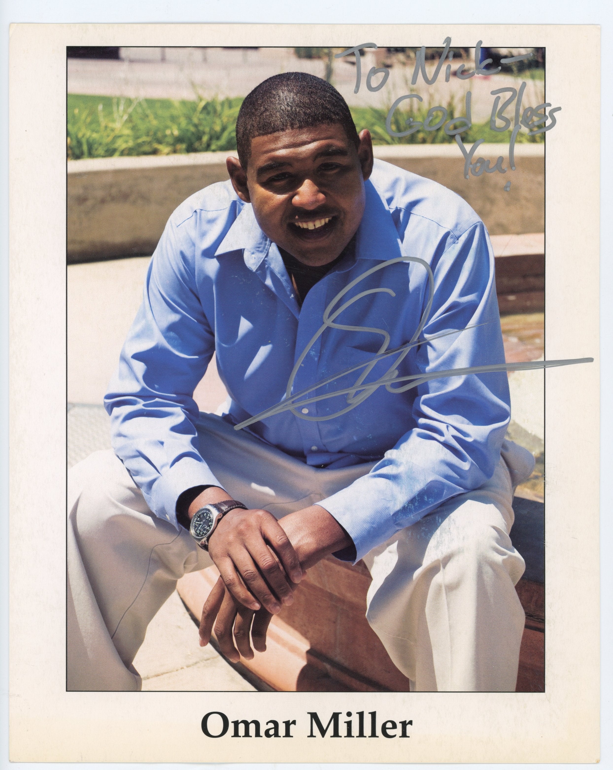 Omar Miller CSI Miami Autographed Signed 8x10 Photo AMCo COA