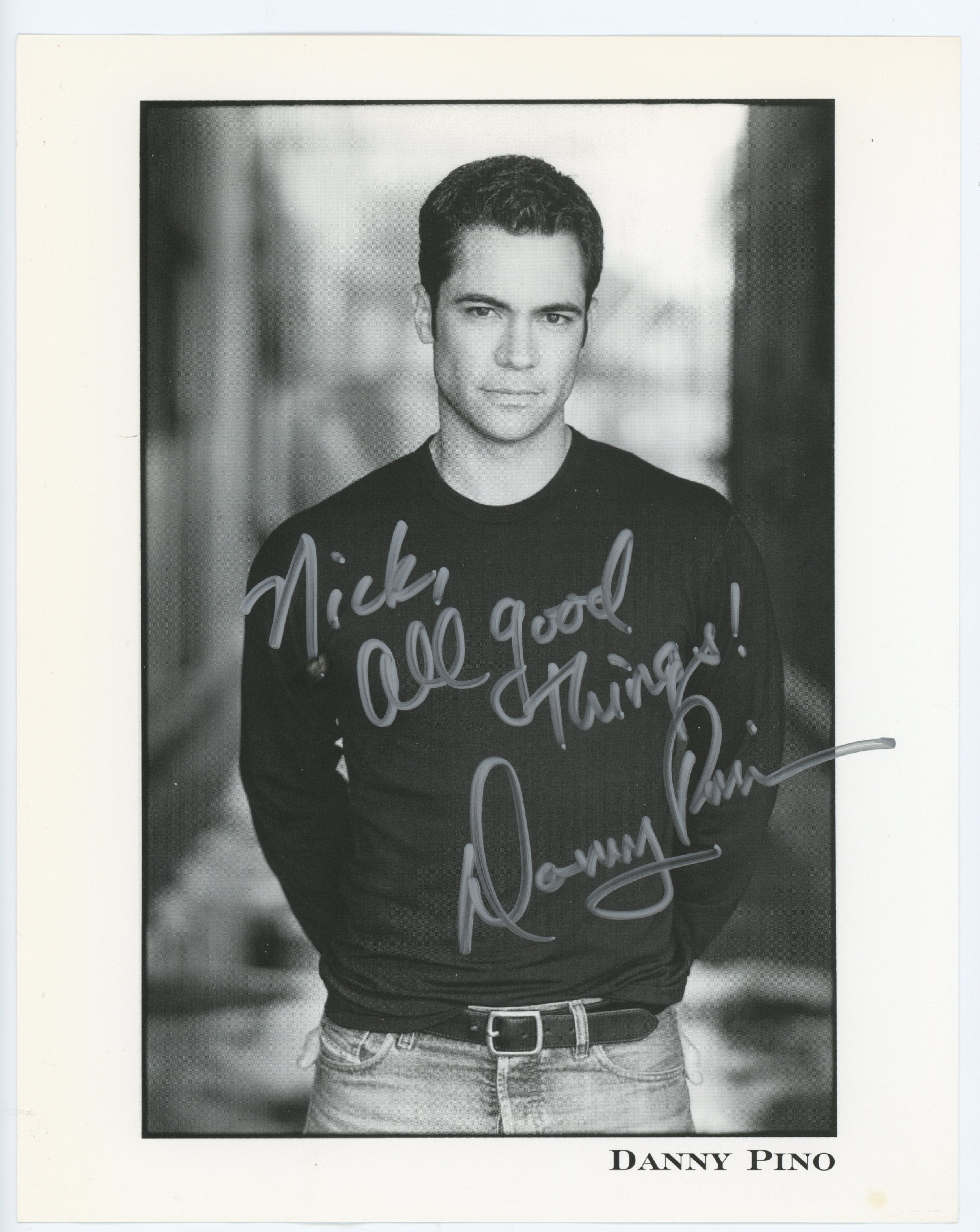 Danny Pino Law & Order SVU Autographed Signed 8x10 Photo AMCo COA