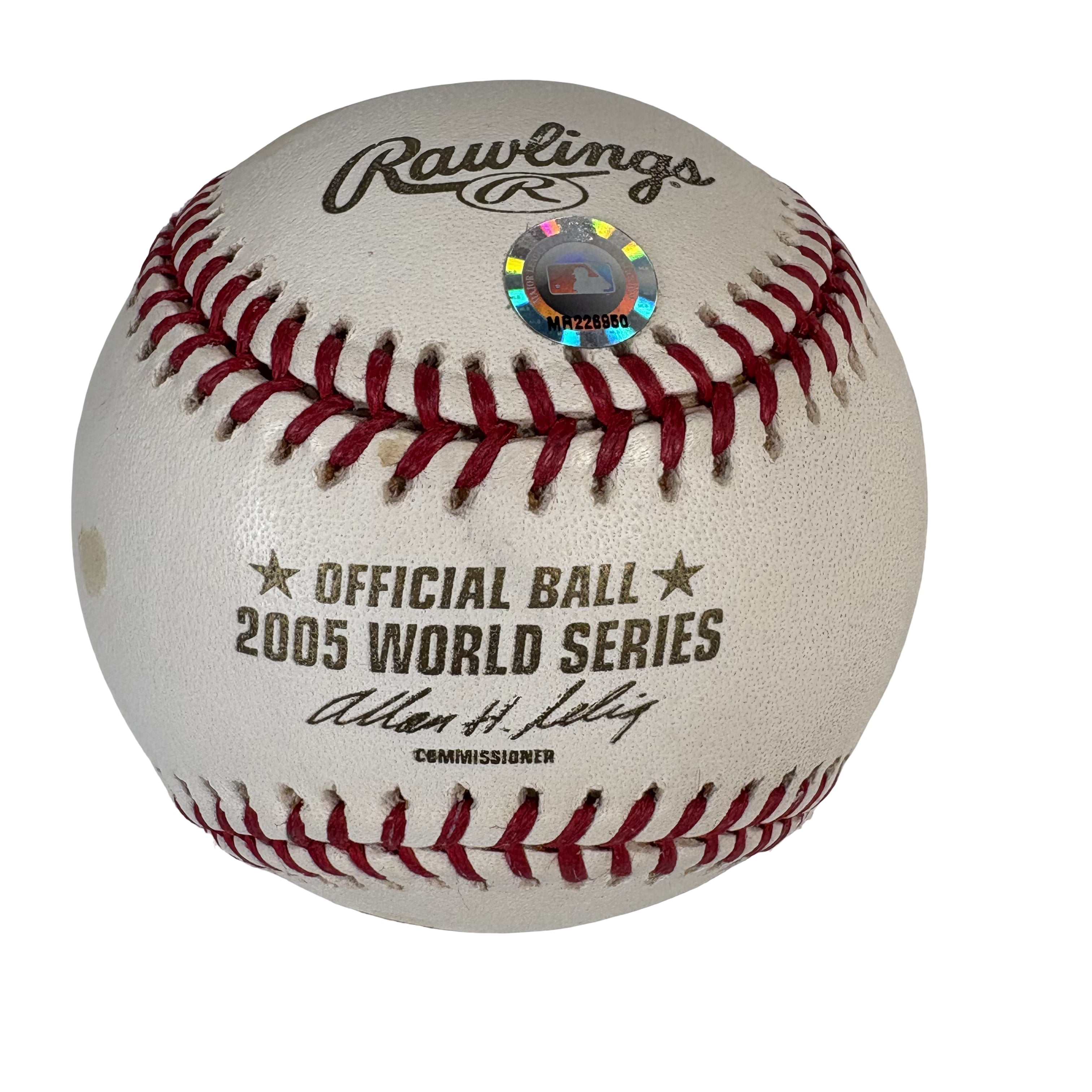 Ozzie Guillen 2005 World Series Autographed Signed Baseball MLB Holo