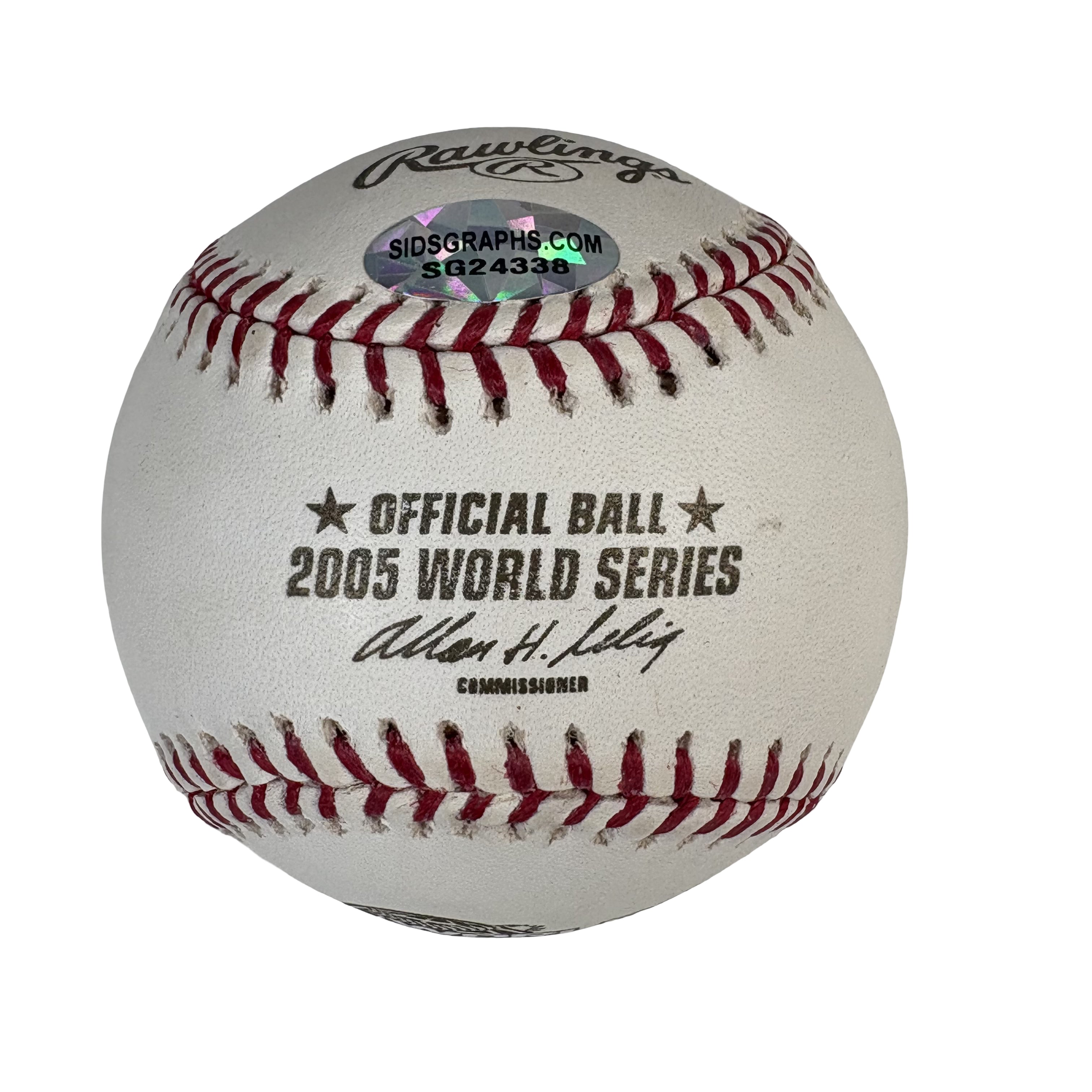 Orlando Hernandez 2005 World Series White Sox Autographed Signed Baseball Sidsgraphs 