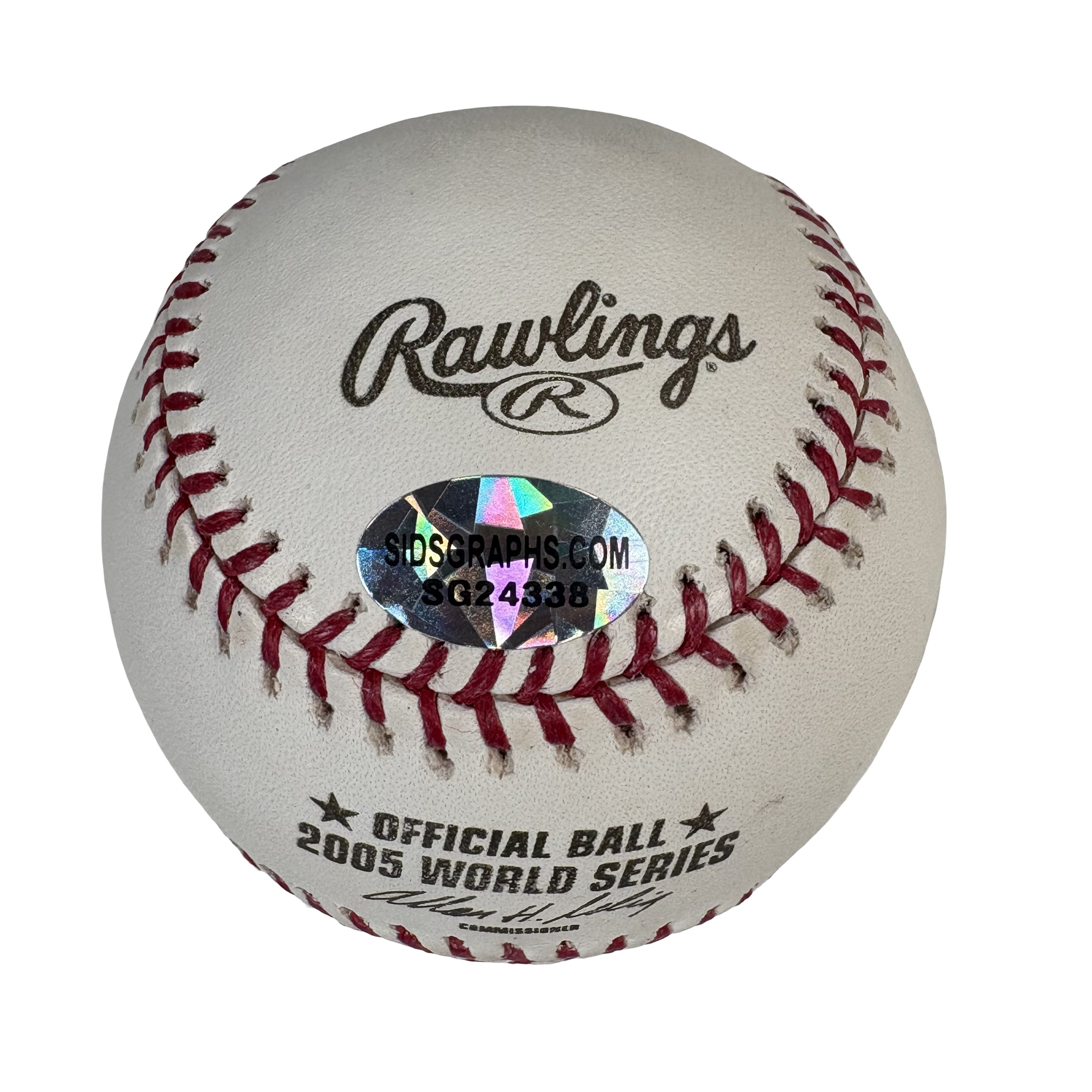 Orlando Hernandez 2005 World Series White Sox Autographed Signed Baseball Sidsgraphs 