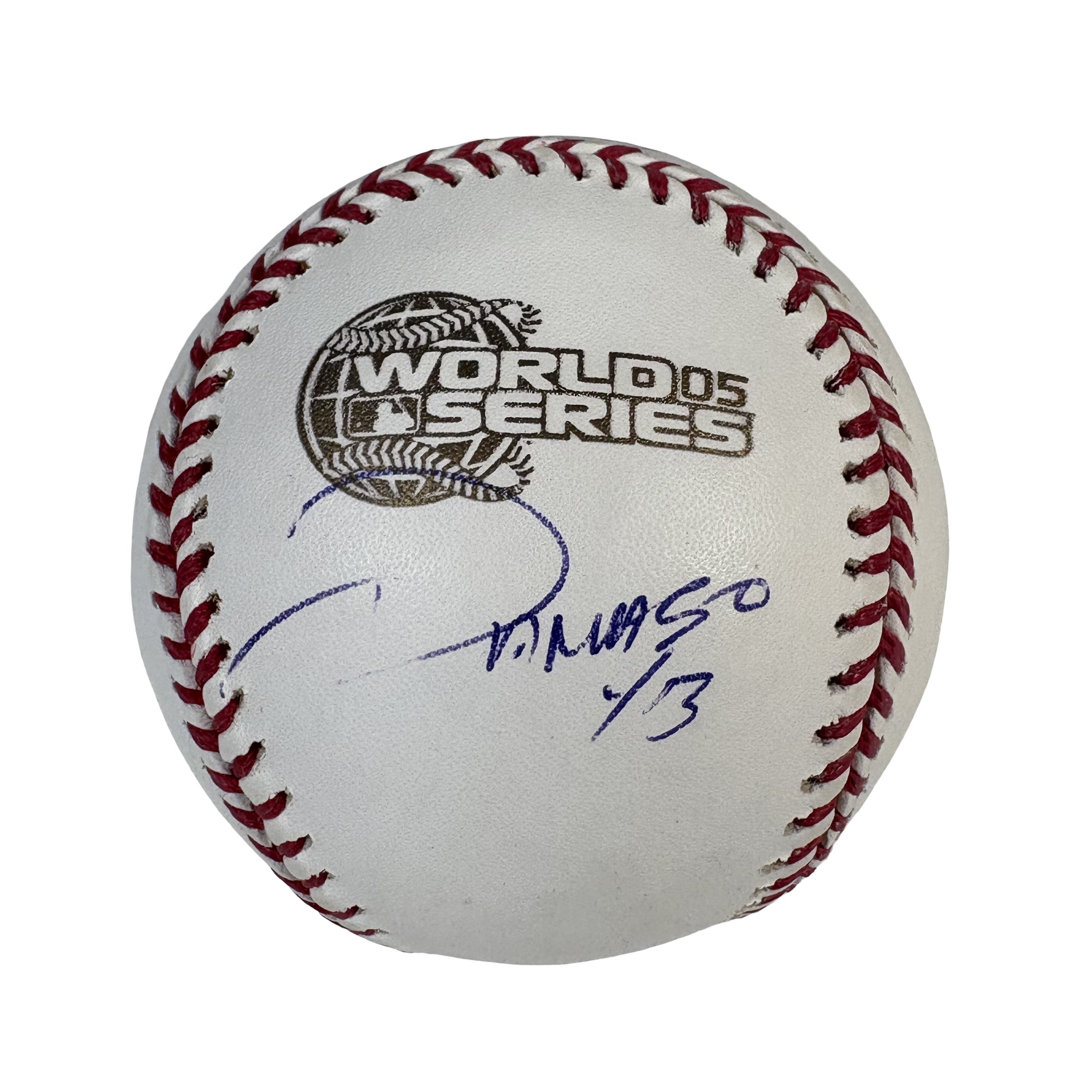 Damaso Marte 2005 World Series White Sox Autographed Signed Baseball Sidsgraphs 