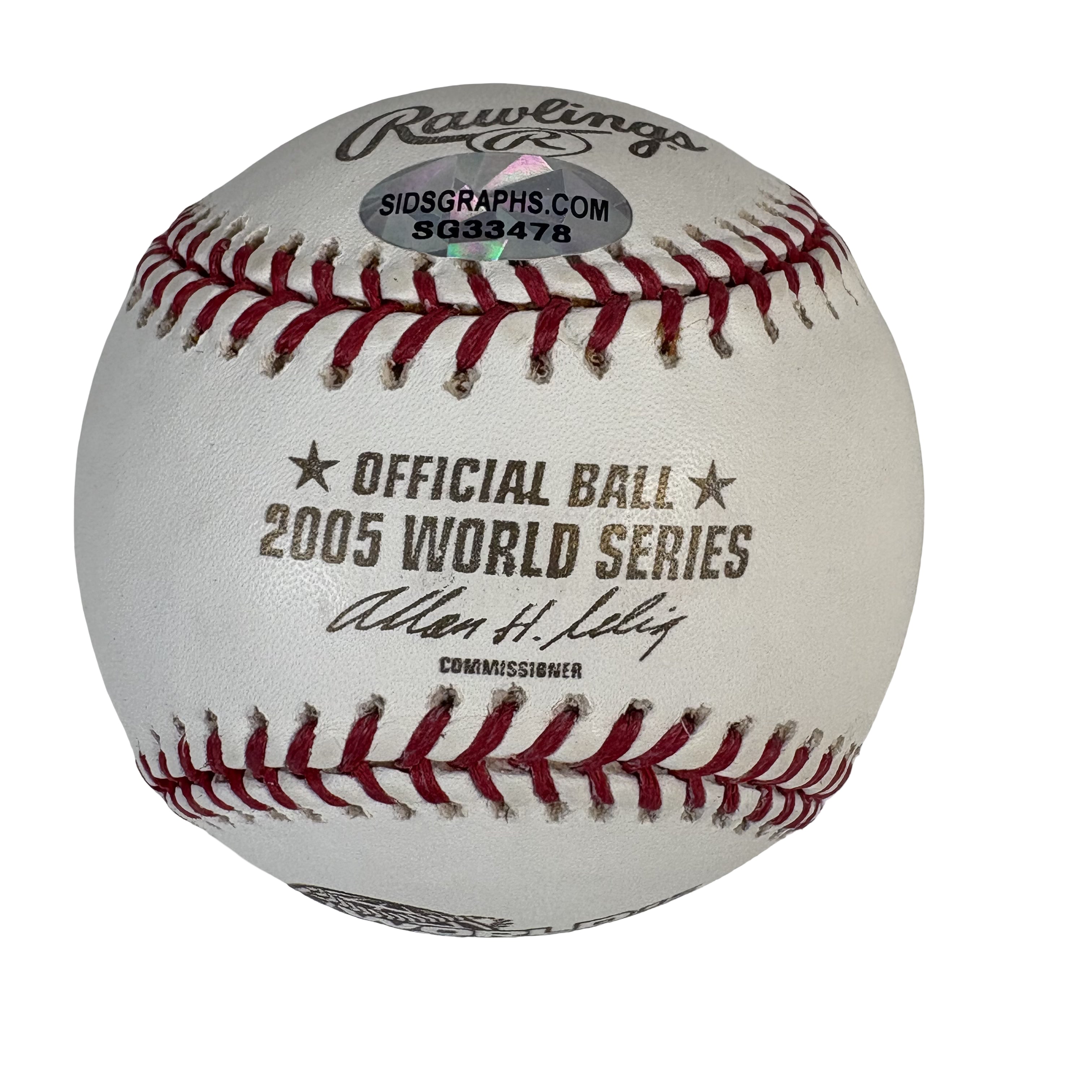 Damaso Marte 2005 World Series White Sox Autographed Signed Baseball Sidsgraphs 