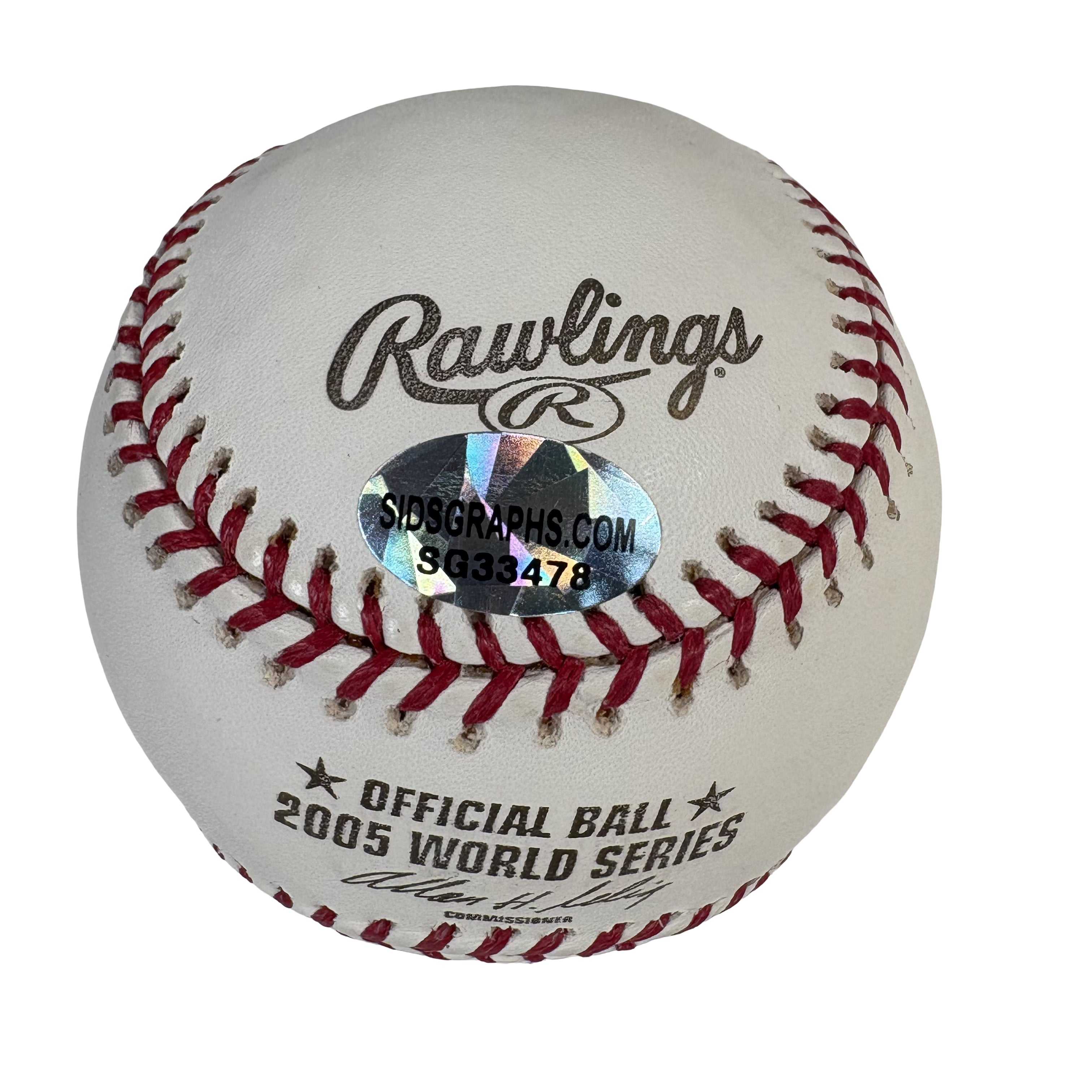Damaso Marte 2005 World Series White Sox Autographed Signed Baseball Sidsgraphs 