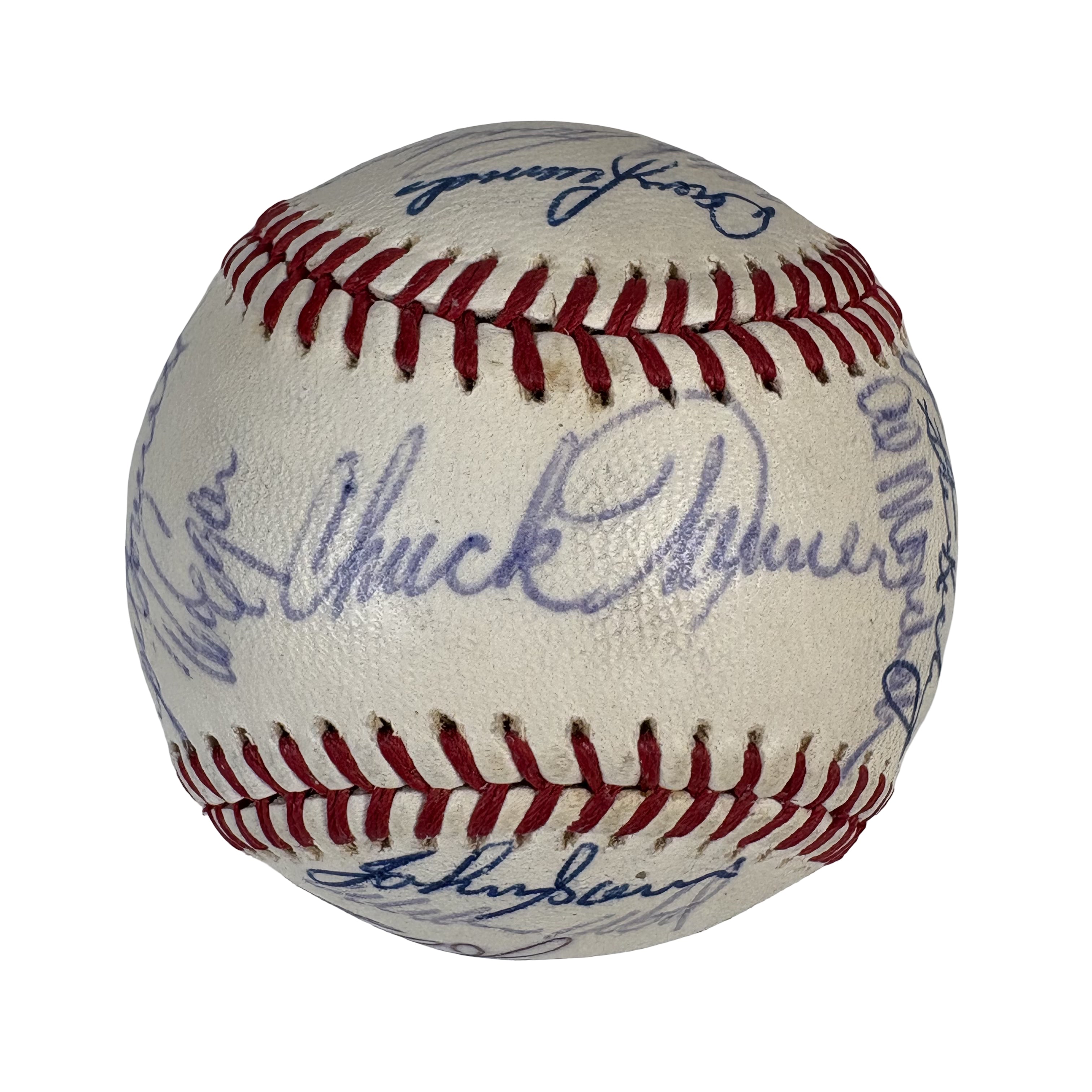 1972 Chicago White Sox Team Autographed Signed Baseball AMCo LOA
