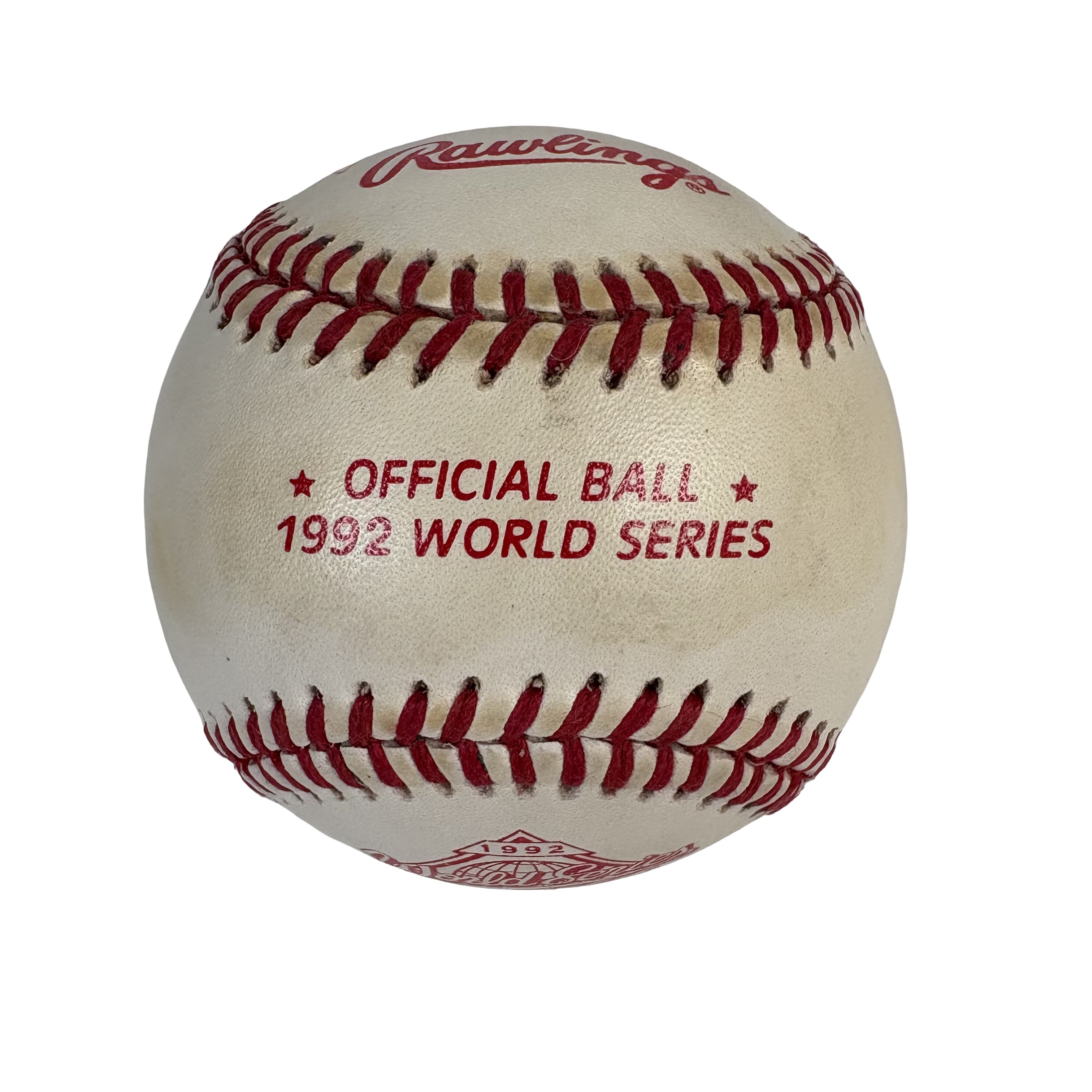 Michael J Fox Back To The Future Autographed Signed Baseball AMCo COA