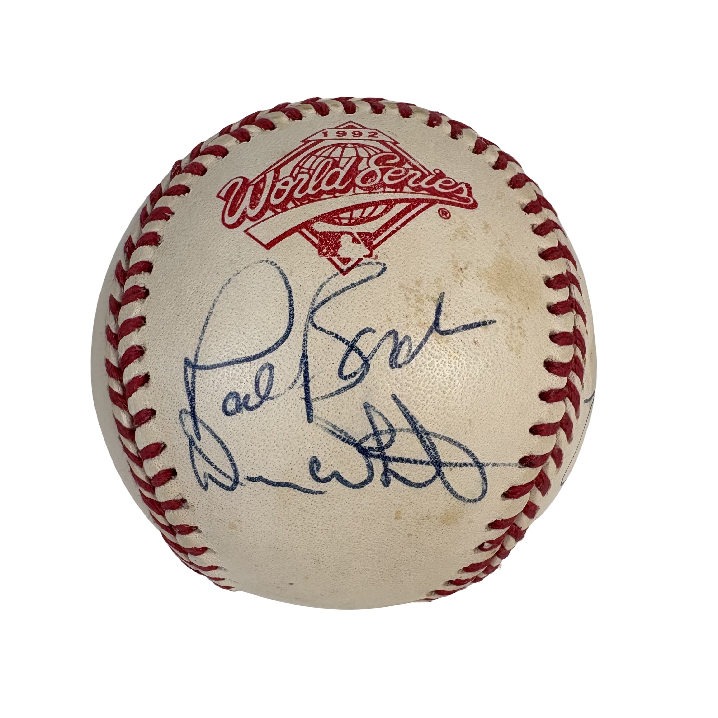 1992 Toronto Blue Jays All Stars Autographed Signed World Series Baseball AMCo COA